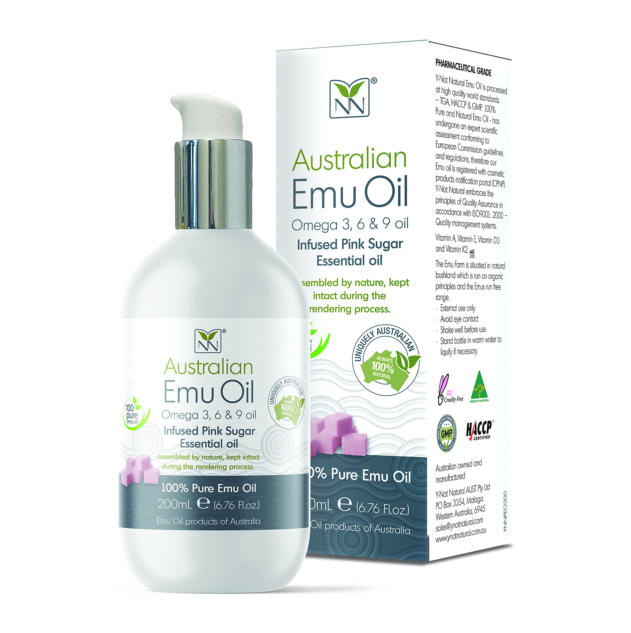 Buy Ultra Pure Australian Emu Oil Luxury,Hospital Grade Emu Oil 200
