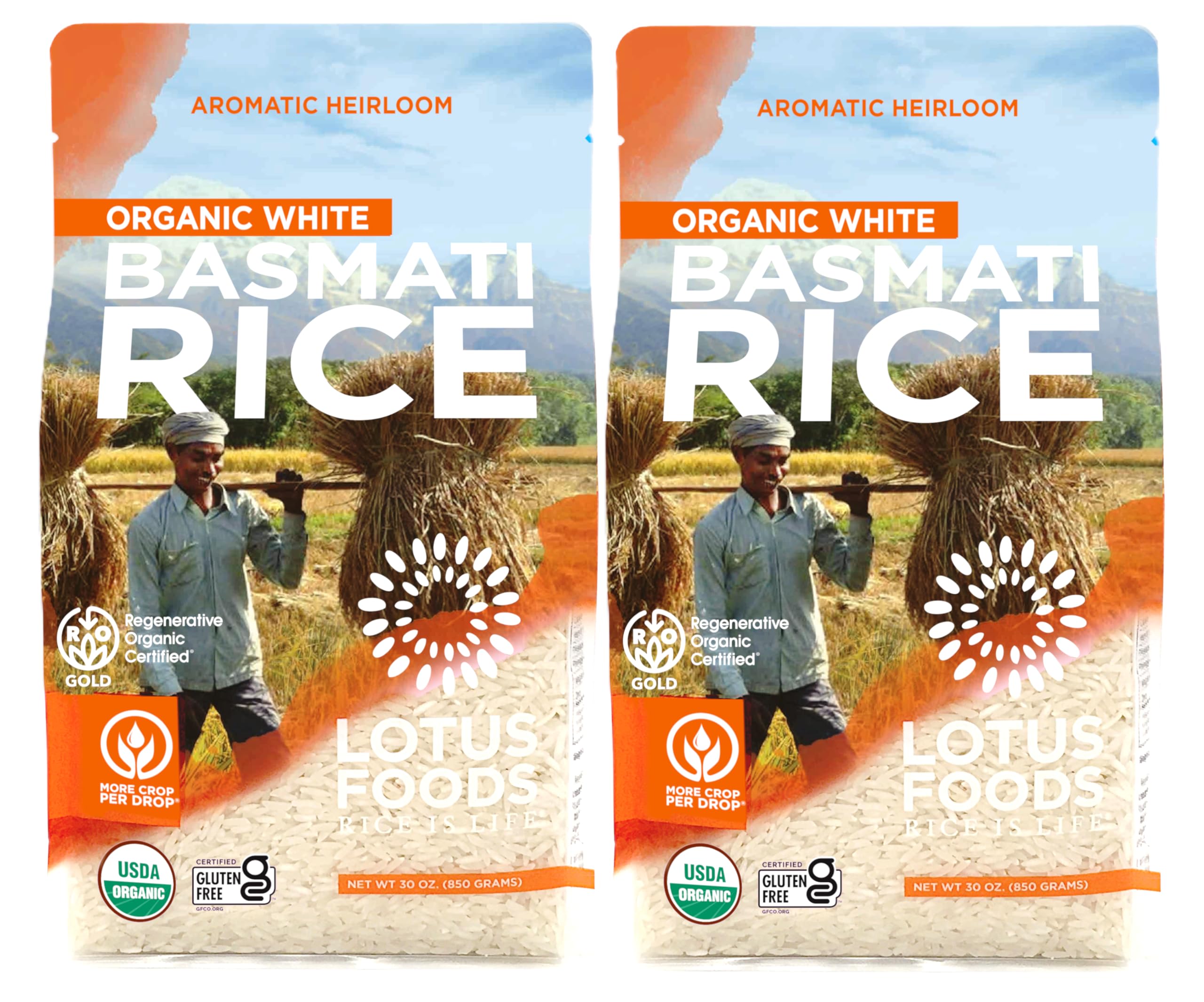 Amazon.com : Lotus Foods Regenerative Organic White Basmati Rice