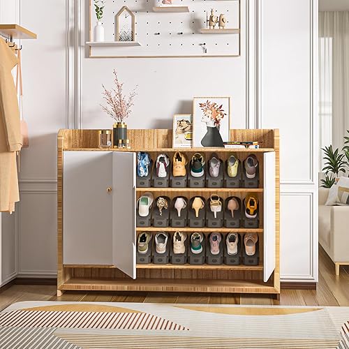 Miniatura 6 de Neprock Organizador de ranuras para zapatos, organizador de almacenamiento de zapatos, organizador de ranuras para zapatos, organizador de zapatos,