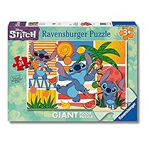 Ravensburger – Puzzle Stitch | Puzzle Bambini 3 Anni | Puzzle 24 Pezzi Bambini Da Pavimento 70×50 Cm | Giochi Bambini 3 Anni | Regalo Bambina 3 Anni E Bambino | Stitch Giochi