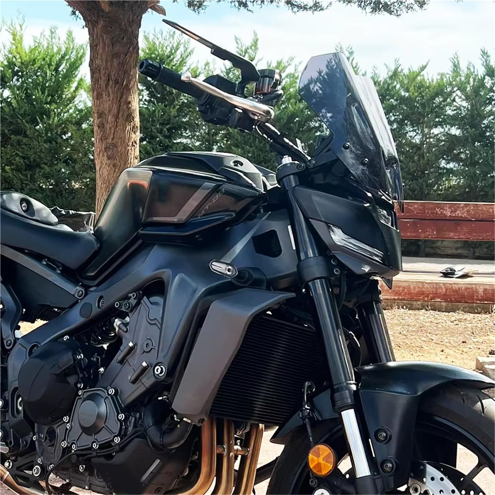 Spojler szyby motocyklowej Pasuje do YAMAHA MT-09 MT09 SP 2024 2025: sportowa przednia szyba, deflektor szyby przedniej