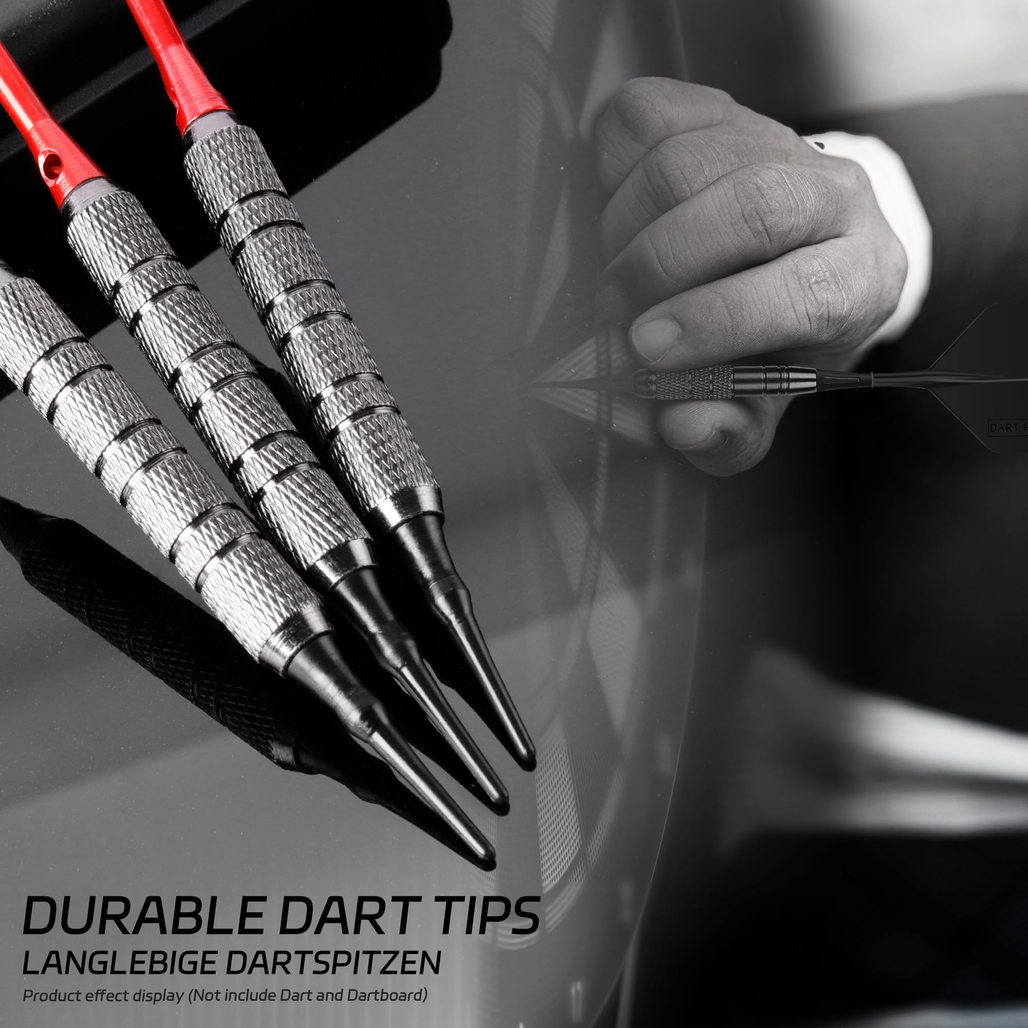 CyeeLife 12 stuks plastic dartflights, accessoires voor darts