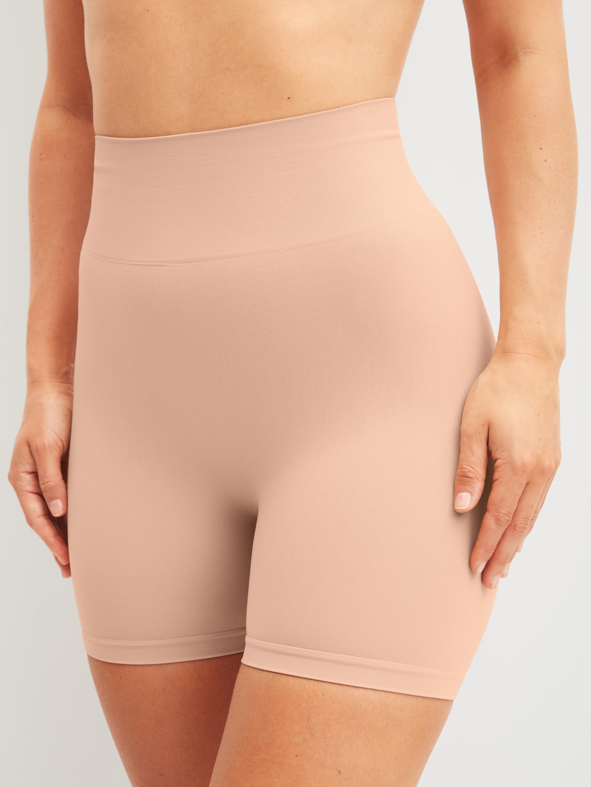 CALIDA Seamless Shape Radlerhose Damen | dezentes Shaping an Bein & Bauch, anschmiegsam, High Waist, blickdicht