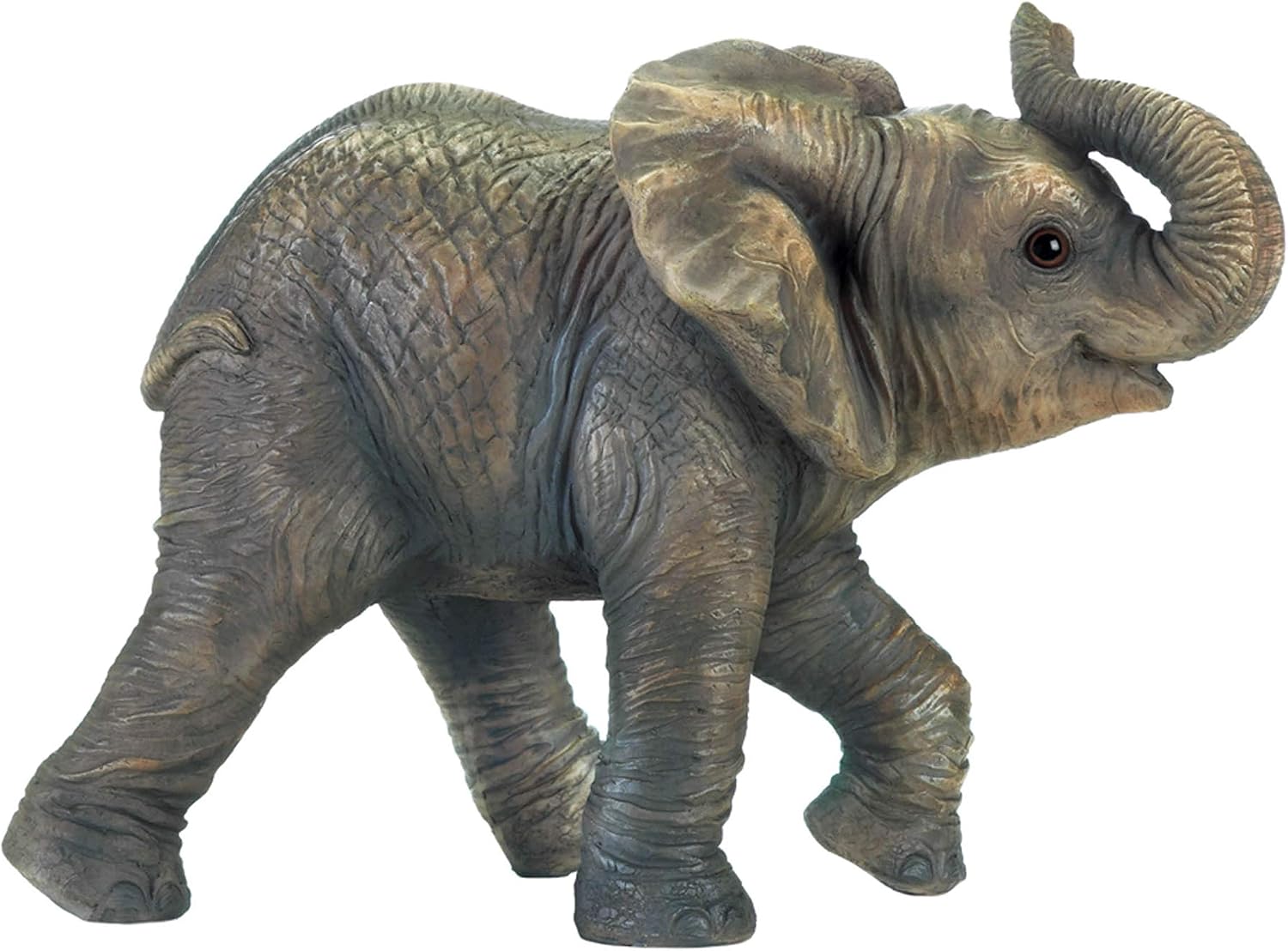 Accent Plus Garden Statue, Happy Elephant, 5.5 x 10 x 7.5 inches Tall