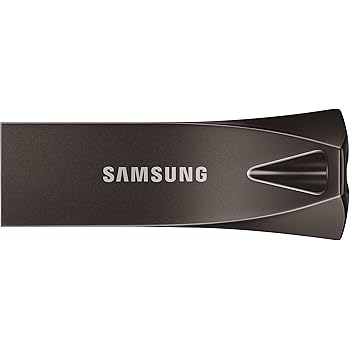 SAMSUNG BAR Plus 32GB - 200MB/s USB 3.1 Flash Drive, Titan Gray (MUF-32BE4/AM)