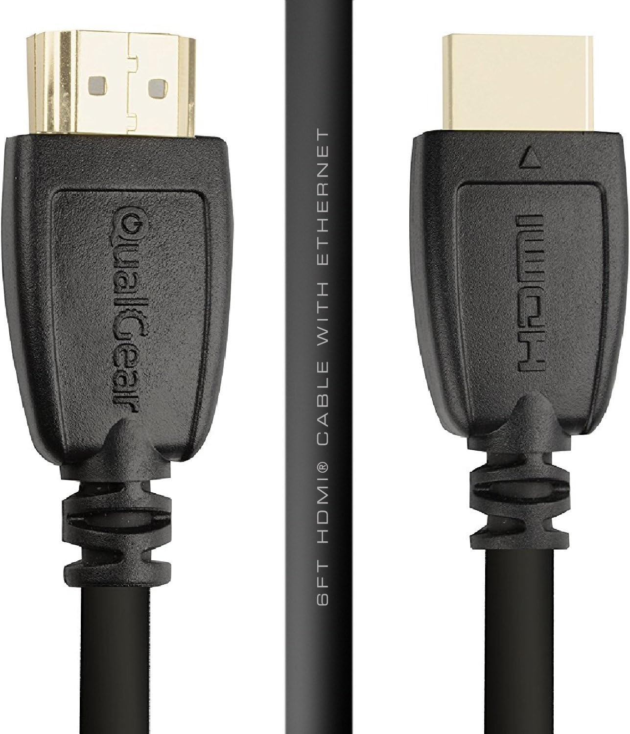 Nеw Dеаl QualGear High Speed HDMI 2.0 Cable with Ethernet (6 Feet-6 Pack) - 100% OFC Copper, 24K Gold Plated Contacts, Triple-Shielded. Supports 4K Ultra HD, 3D, 18 Gbps, ARC (QG-CBL-HD20-6FT-6PK)