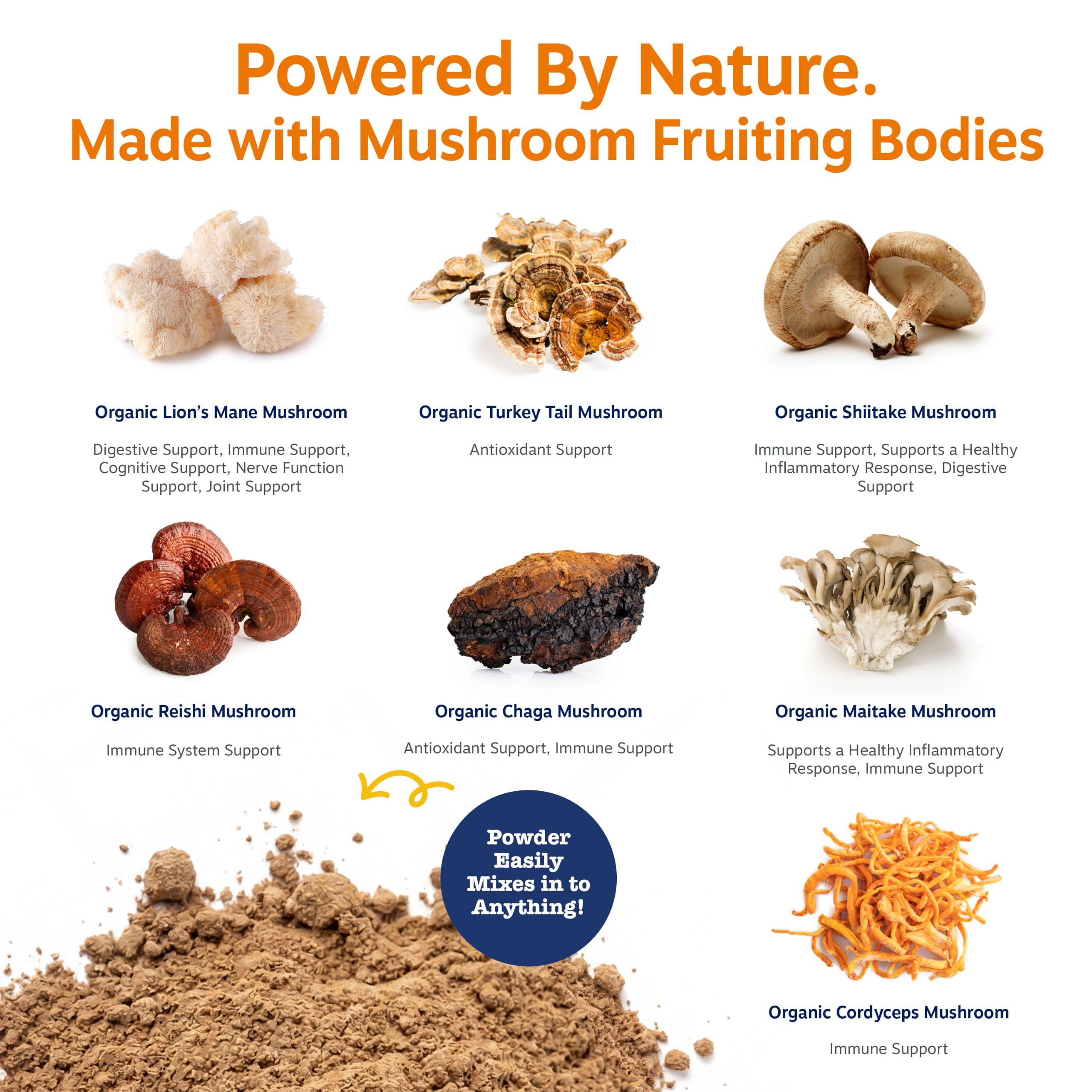 Zesty Paws Turkey Tail Mushroom for Dogs - Organic Mushroom Powder 60g — Amazon image 5