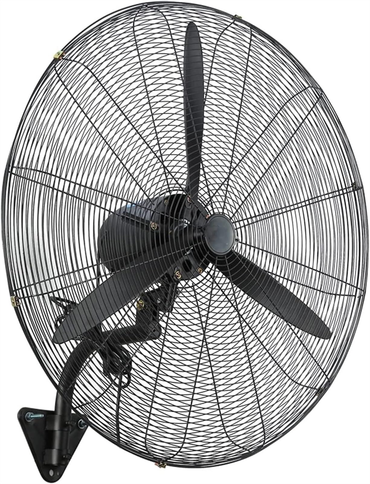 Ventilatore oscillante da parete, 56 cm, in metallo, per casa, ufficio, raffreddamento industriale, estate