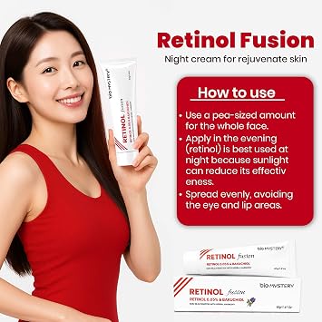 Retinol 0.05 Fusion Cream With Bakuchiol (40 Gram /1.41 Ounce)