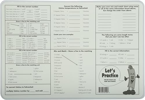 Miniatura 2 de Mantel individual de matemáticas Painless Learning