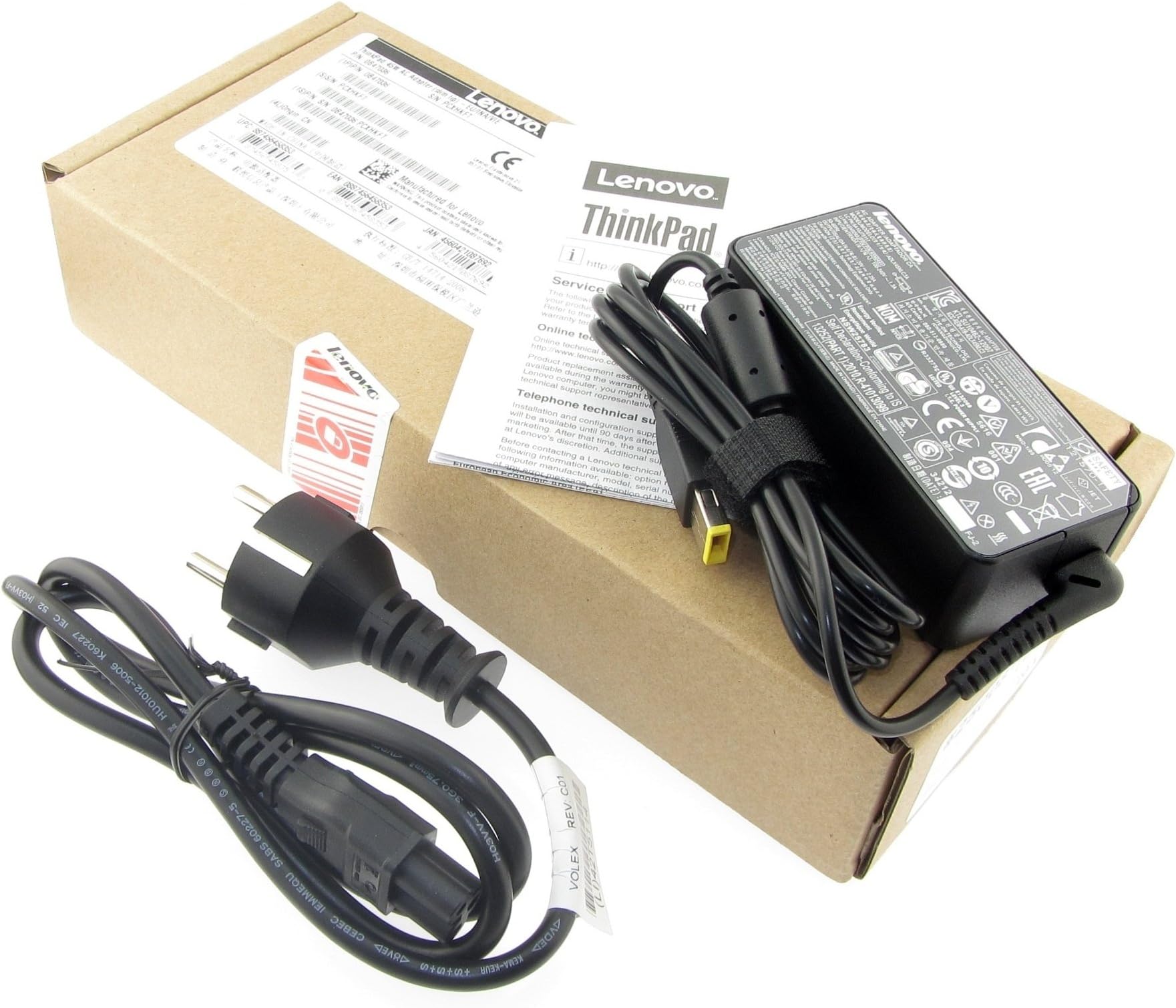 Lenovo ThinkPad Slim 65W AC Adapter USB-C EU 4X20V24678 Noir : Amazon ...