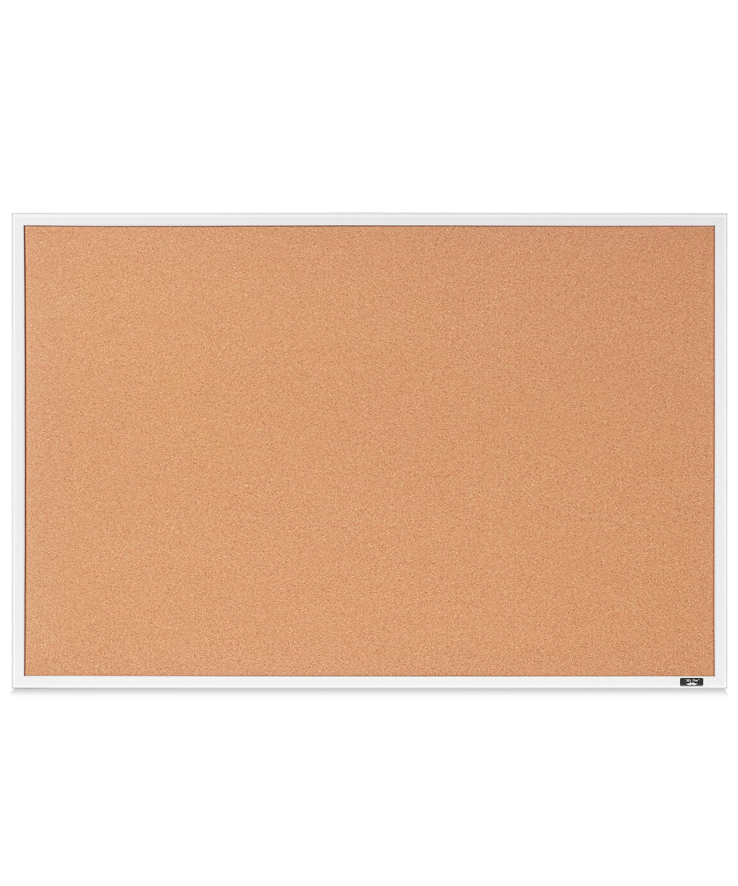 Mr. Pen- White Frame Cork Bulletin Board, 24'x36', Office Wall Cork Board
