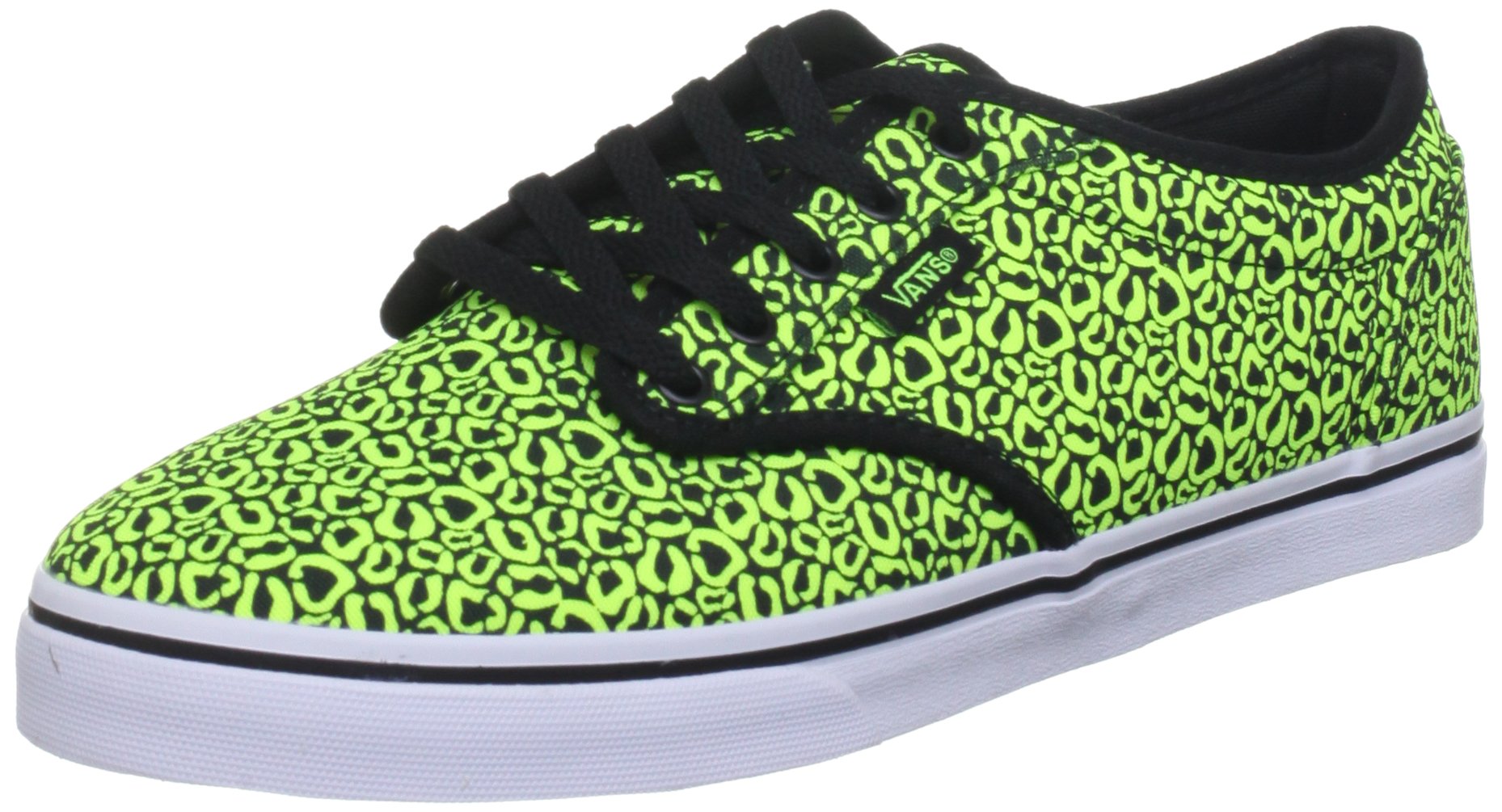 VansWomen's Atwood Low Valcanised Skate Trainers, Neon Yellow/Black, 7 UK