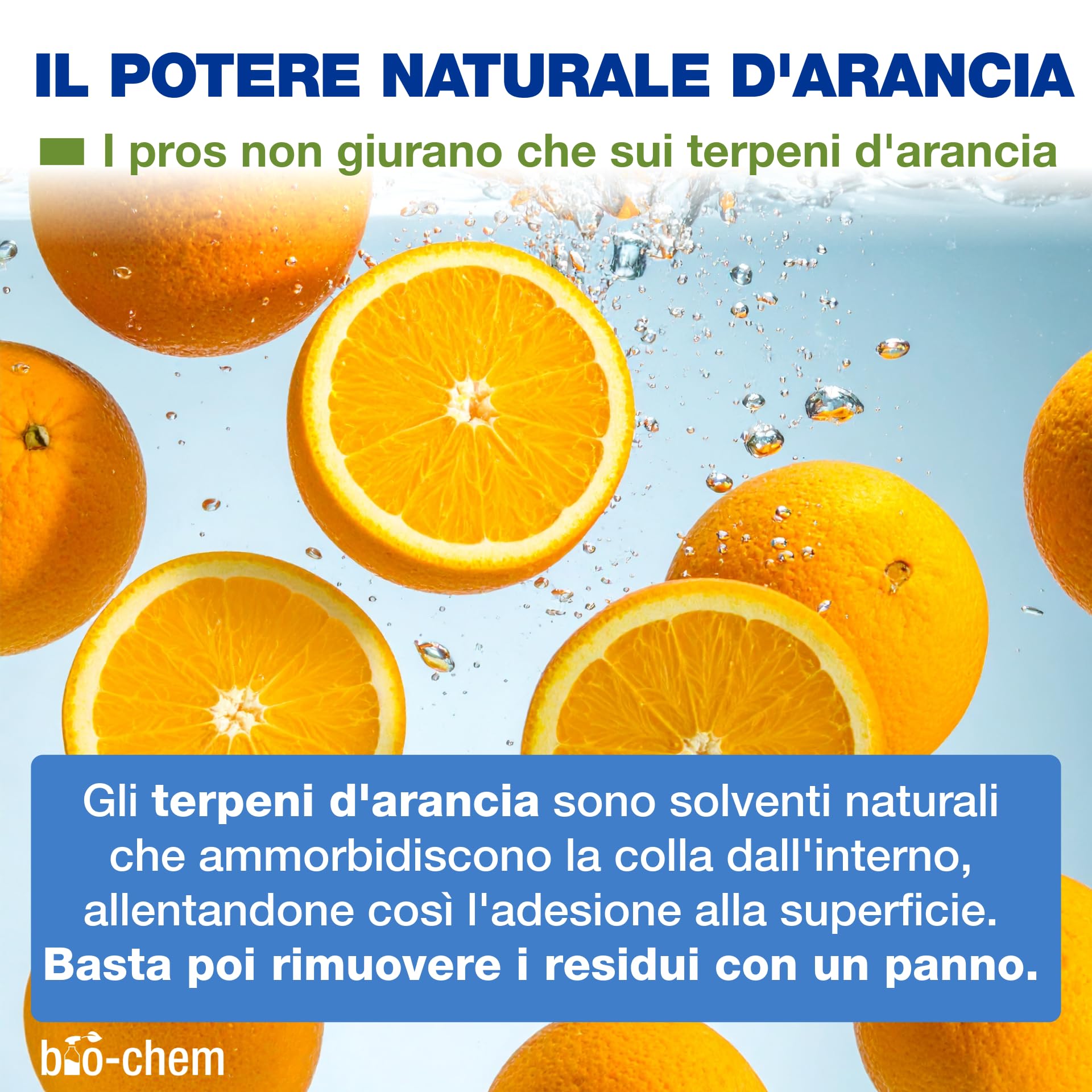 bio-chem Soluzione per rimuovere colla e adesivi 4x500 ml