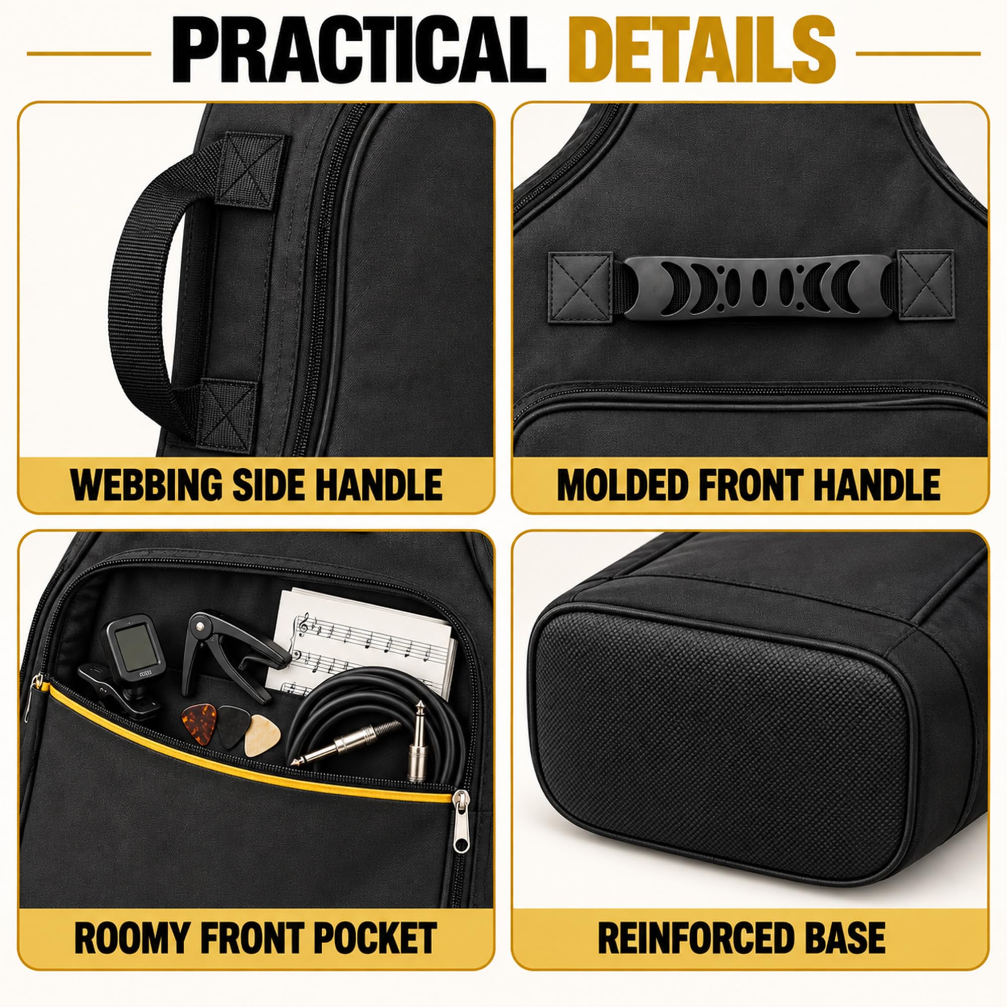 Funda Guitarra Acústica para Yamaha FGX730SC 2011–2016