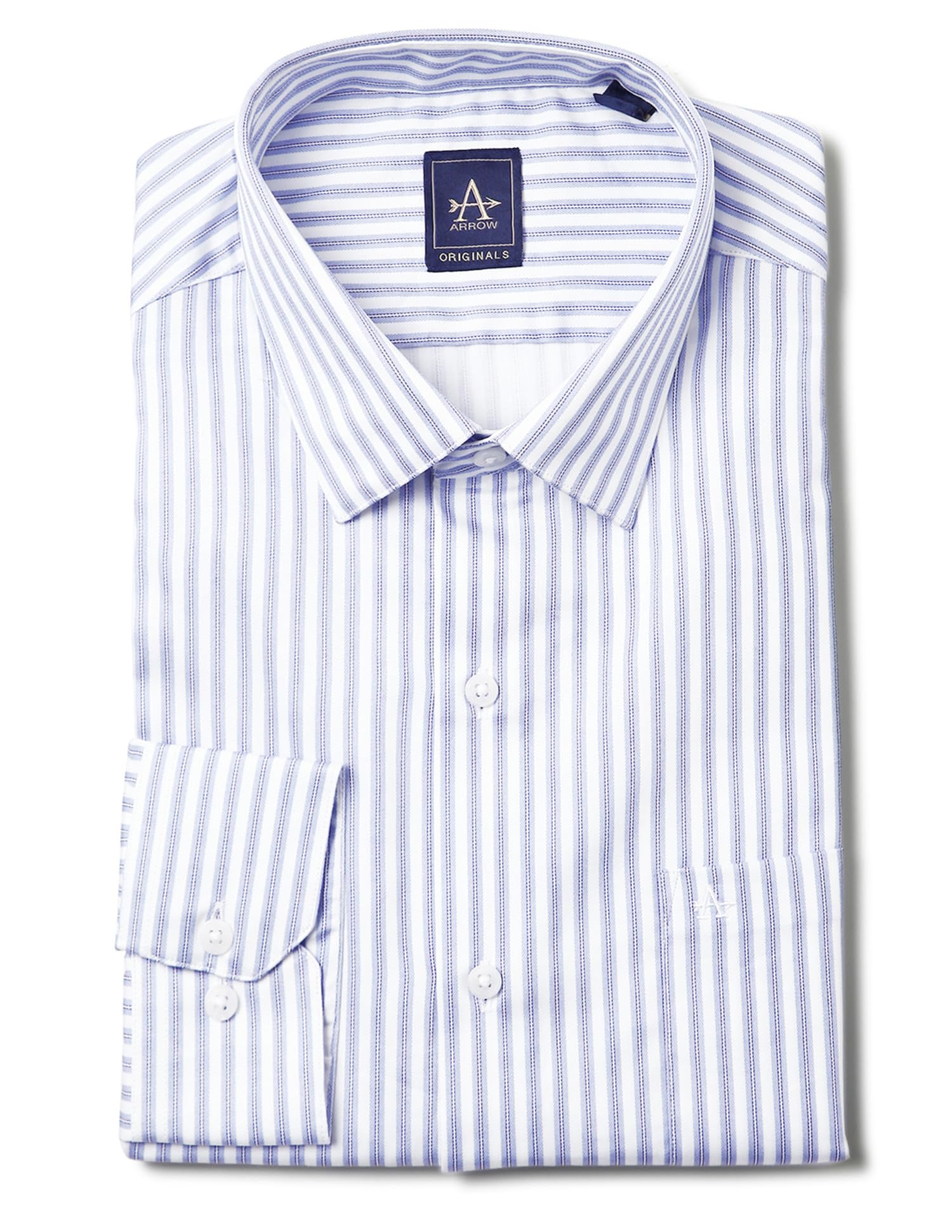 ArrowMen's 100% Cotton Slim Fit Shirt