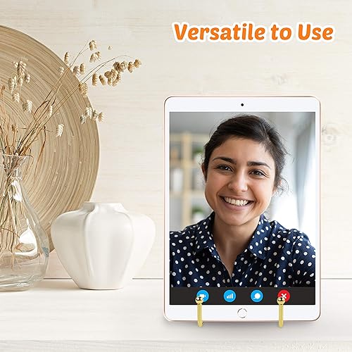 Miniatura 4 de Mocoosy Paquete de 2 soportes de placa dorada de 6 pulgadas para exhibición, soporte de caballete de alambre cuadrado de metal, soportes de