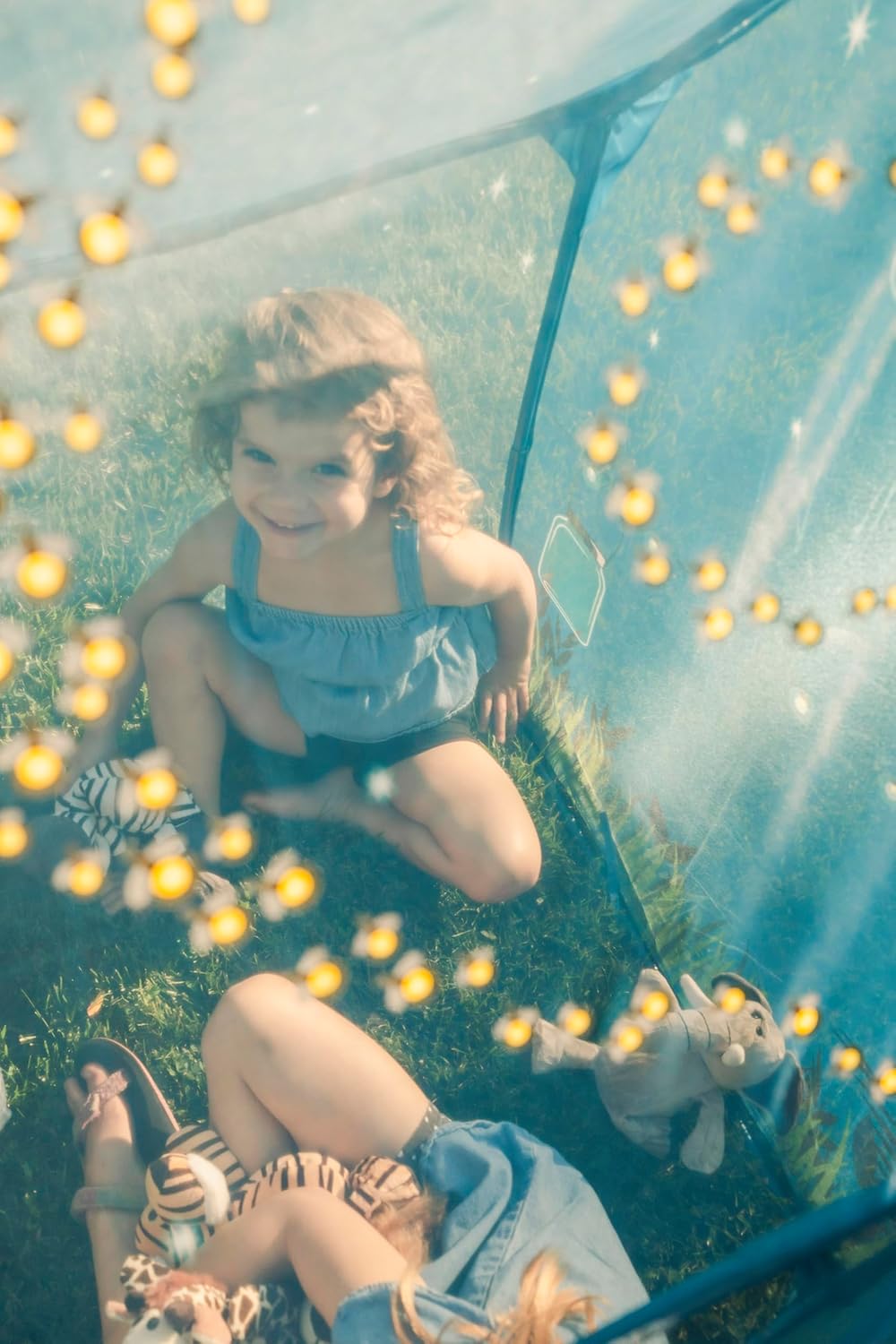 Pacific Play Tents 60820 Glow N' The Dark Firefly Playhouse Tent, 39" x 27" x 43" - Image 4