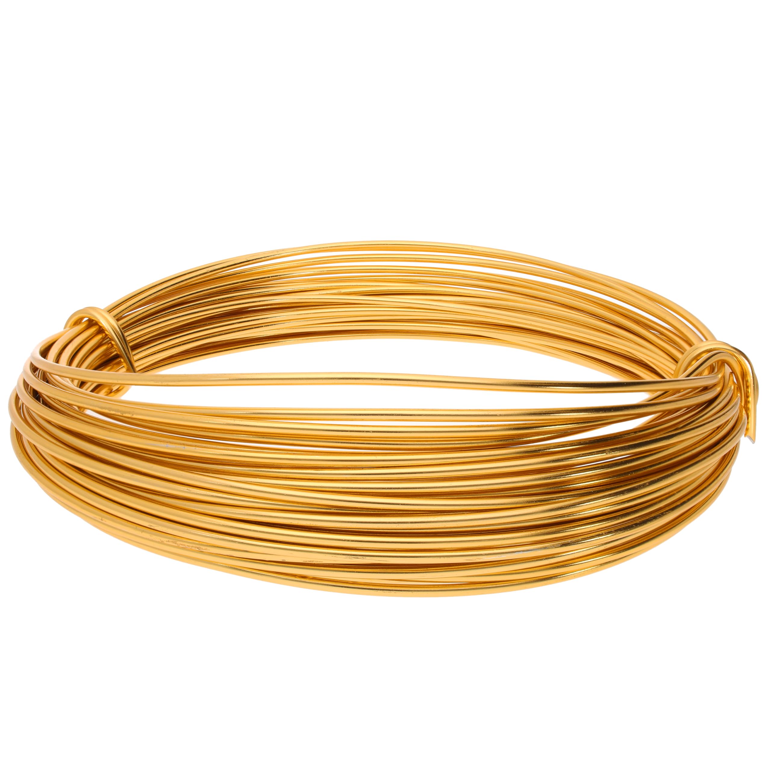 Alambre De Aluminio Metalizado 1mmx5mts Oro