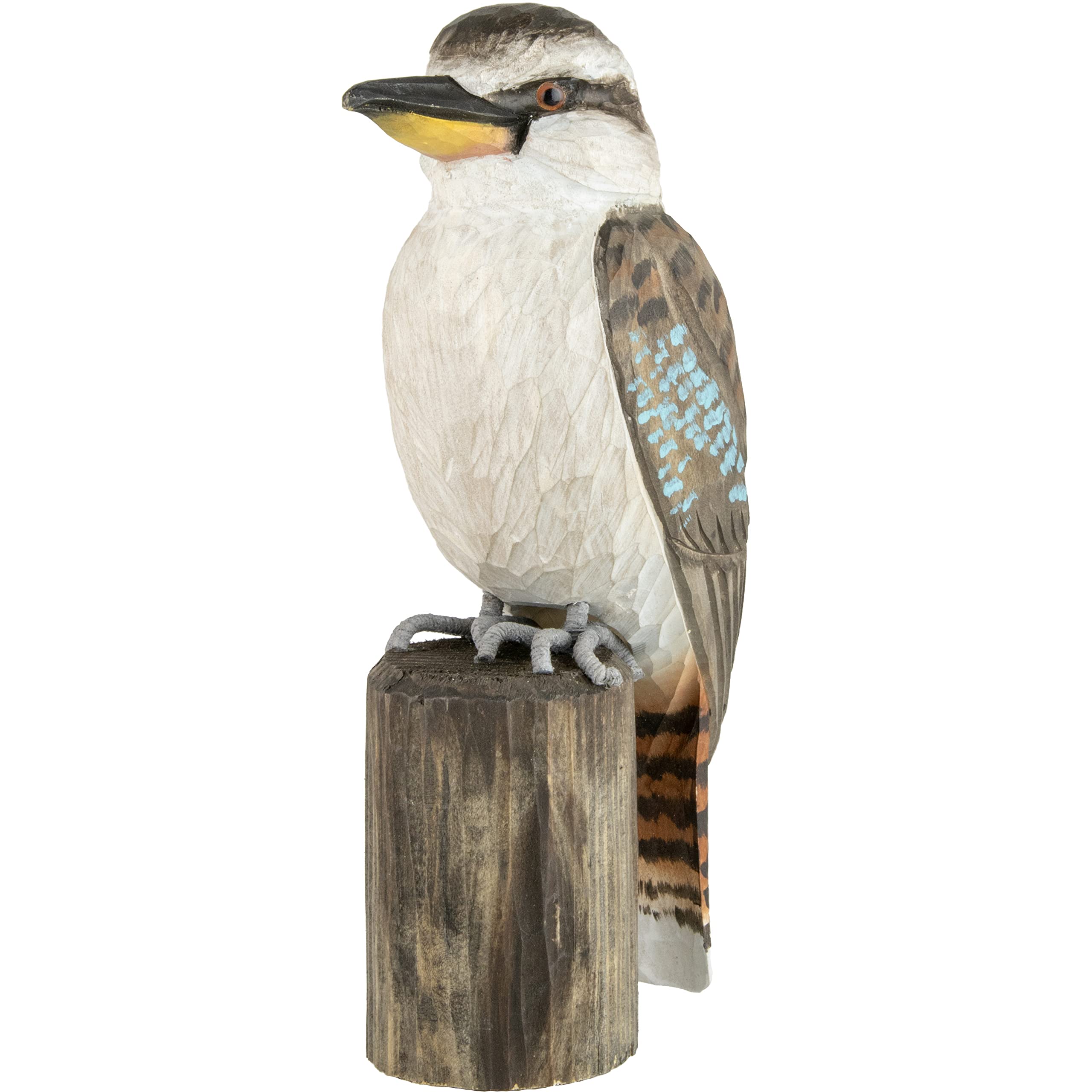 Wildlife Garden – Uccello decorativo in legno di tiglio, uccellino – legge 22 – 12 x 7 x 22,5 cm