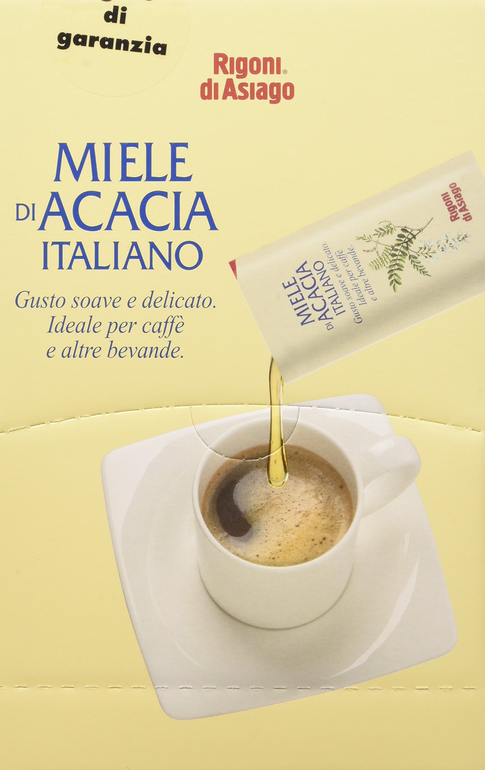 Miele Acacia Rigoni Dispenser Bustine 5 gr., Confezione da 100 bustine