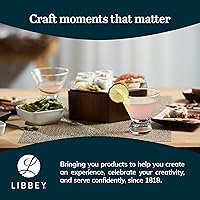 Vista 6 de Libbey Copas transparentes para cócteles Cosmopolitan/Martini, 8 onzas, Transparente