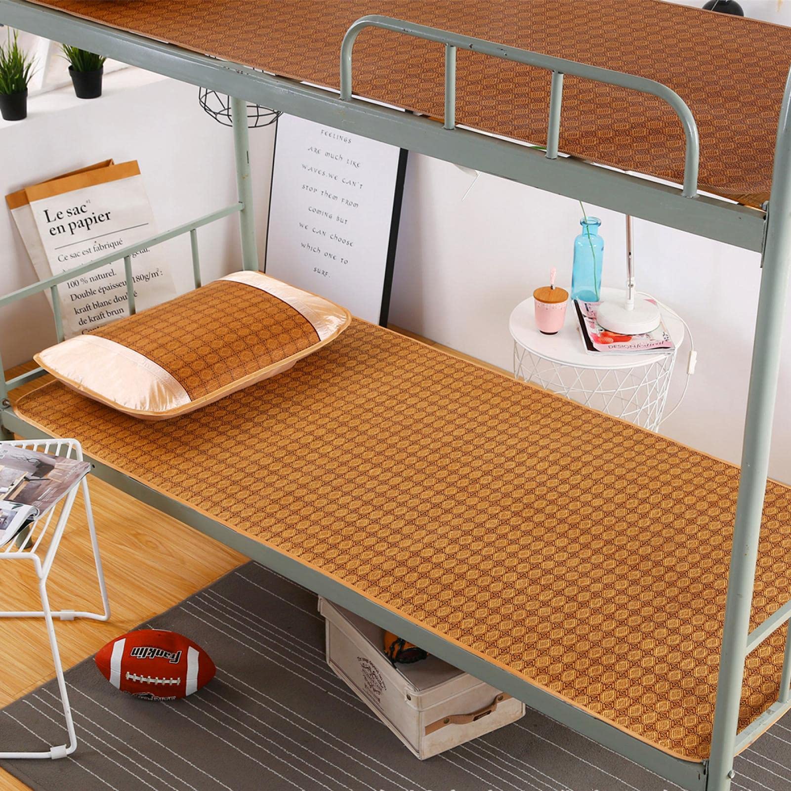 Cooling Sleeping Mat, Anti-Offset Cool Foldable Summer Sleeping Pad for Summer for Relatives and Friends ||-image-17