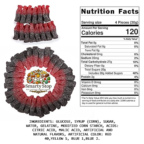 Miniatura 2 de Smarty Stop Botella de Cola ácida (botella de cereza cola, 5 libras (paquete de 1))