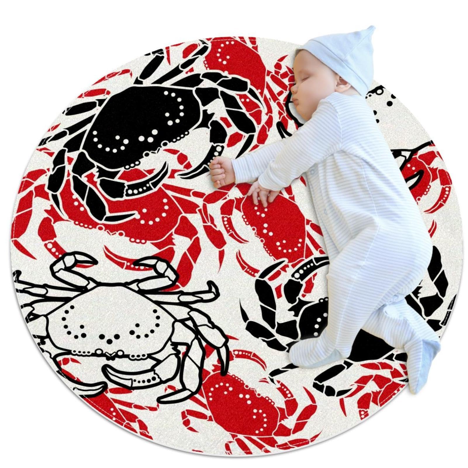 Tapis de salle de bain crabe anti-glisse pour sécuriser la douche