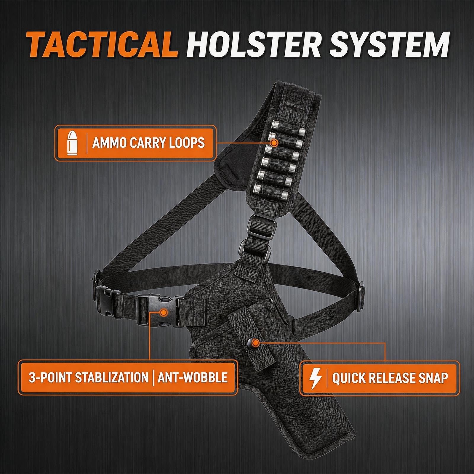Soporte de Extensión para Fundas Tácticas de Cinturón