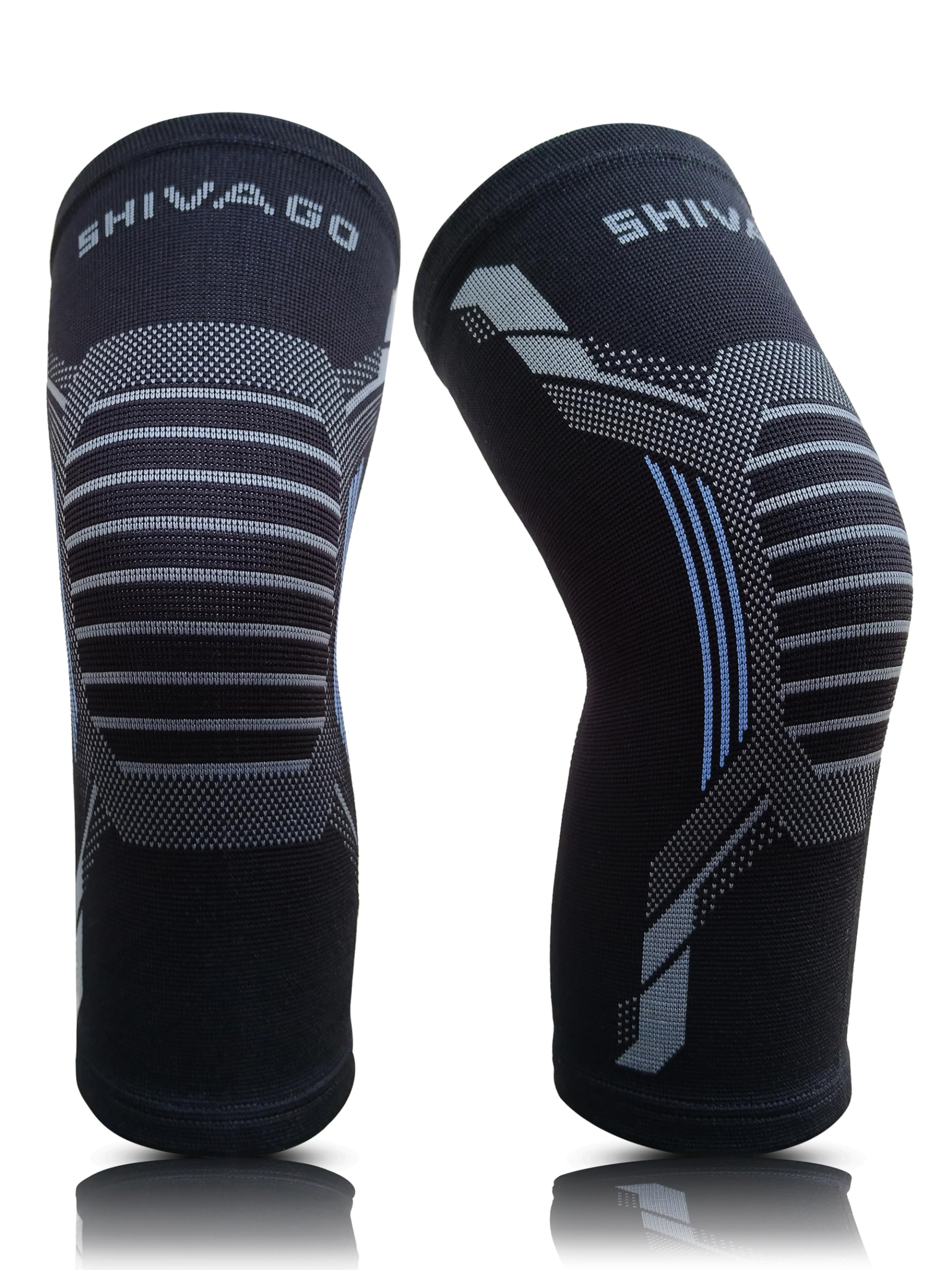 Shivago 3D Seamless Compression Knee Cap for Men, Women, Gym. Sports | Pain Relief Knee Support | Knee Sleeve Leg Braces | Knee Socks (SVGVCT0013, XL) (B0CX1W8H6Y) Amazon Price History, Amazon Price Tracker