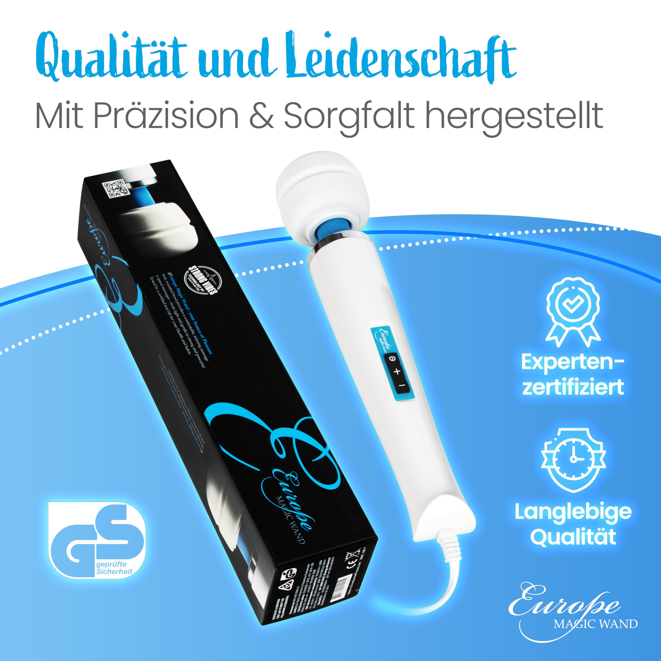 Europe Magic Wand Classic - Ganzkörper-Massagestab mit Netzanschluss