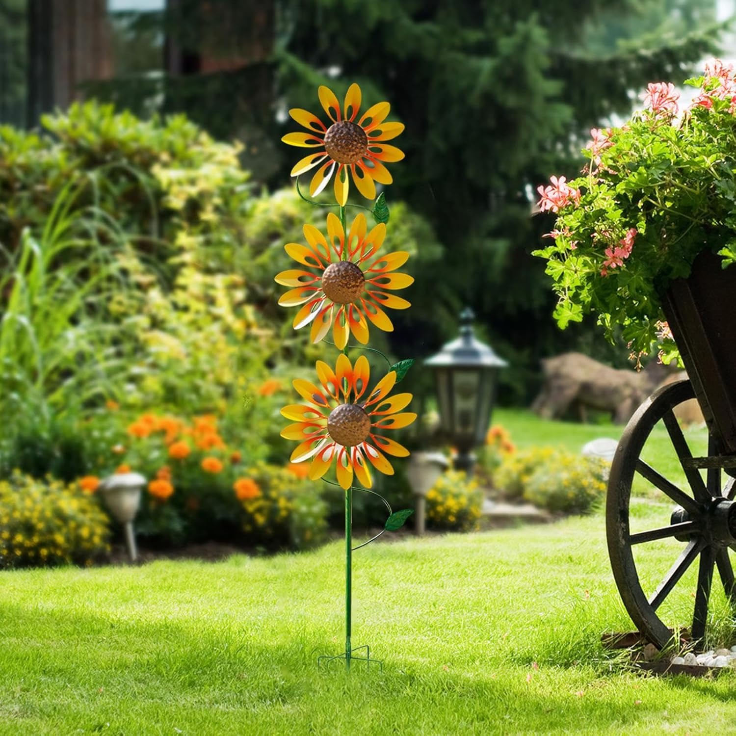 Wind Garden Pinwheel for Swimming Pool Yard