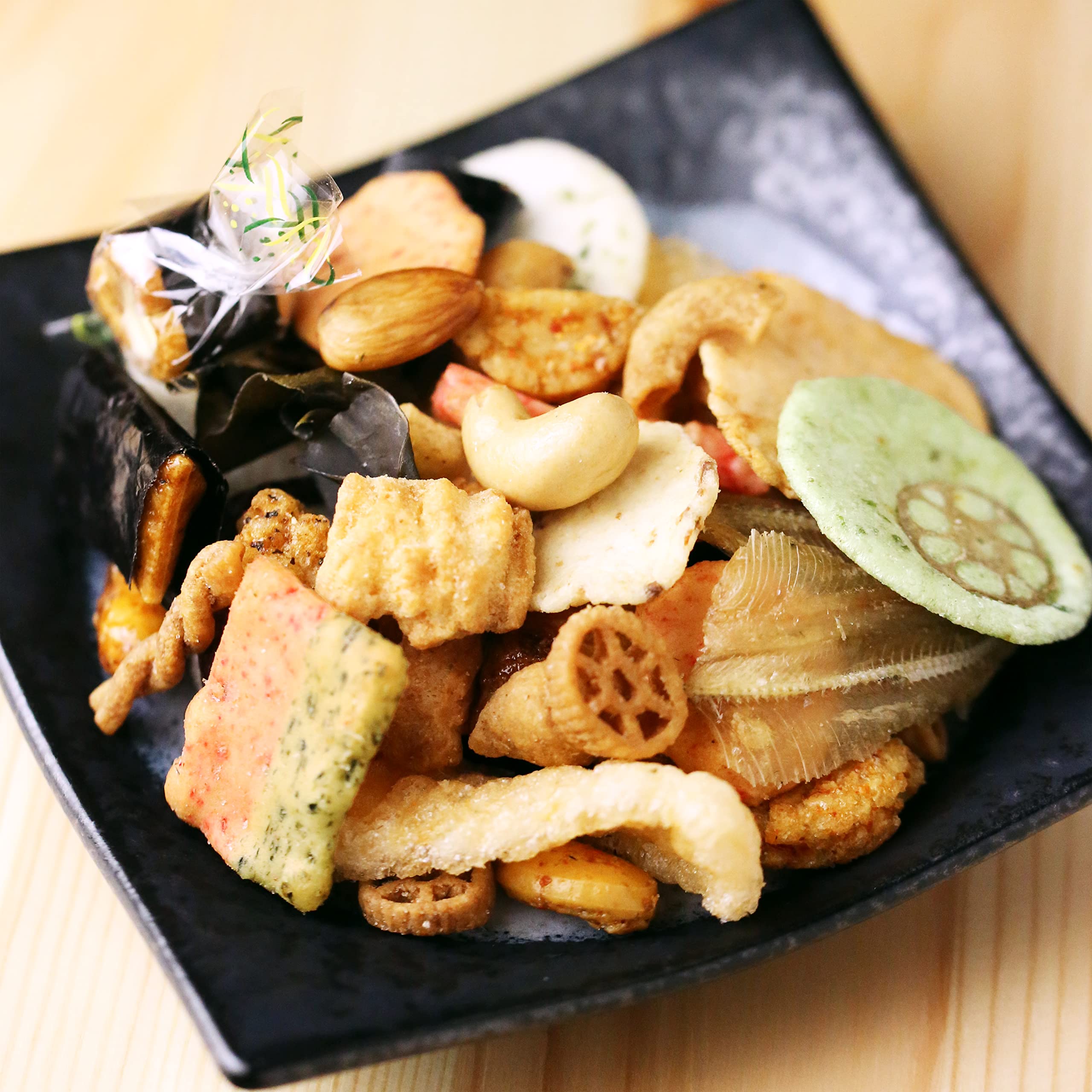 おかきページ Amazon.co.jp: 平光商店 お好みあられ 吹き寄せ おかき ミックス120g