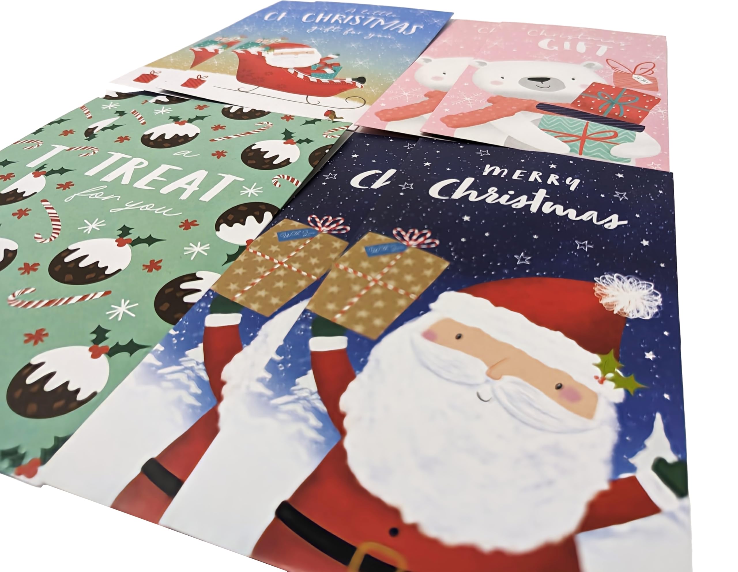 Enveloppe Cadeau D'argent De Noël Kaempe - Porte-monnaie Décoratif Avec Motifs De Noël, Pour Cadeaux En Argent, DIY, Lot De 6
