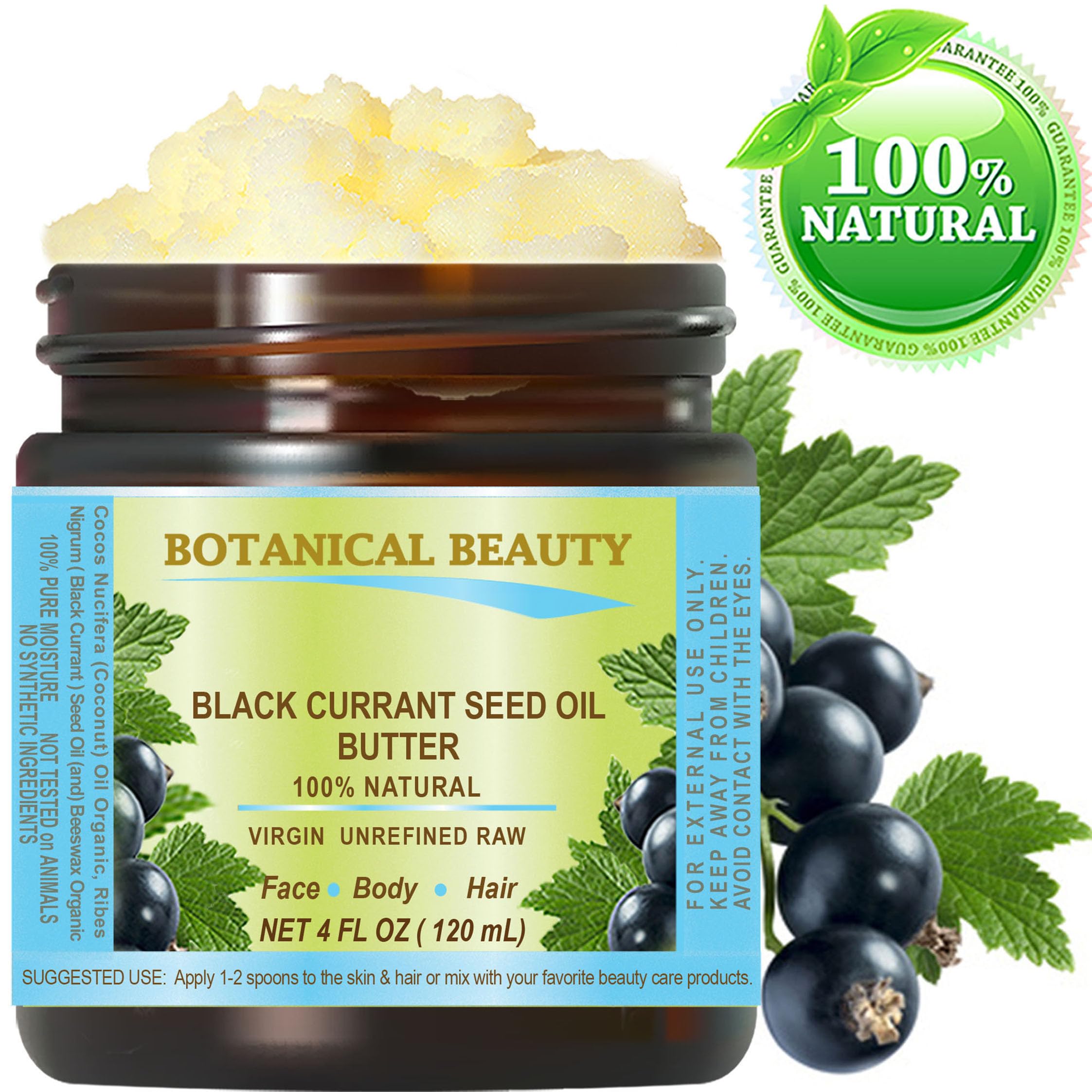 Amazon.com : Botanical Beauty BLACK CURRANT SEED OIL BUTTER 100