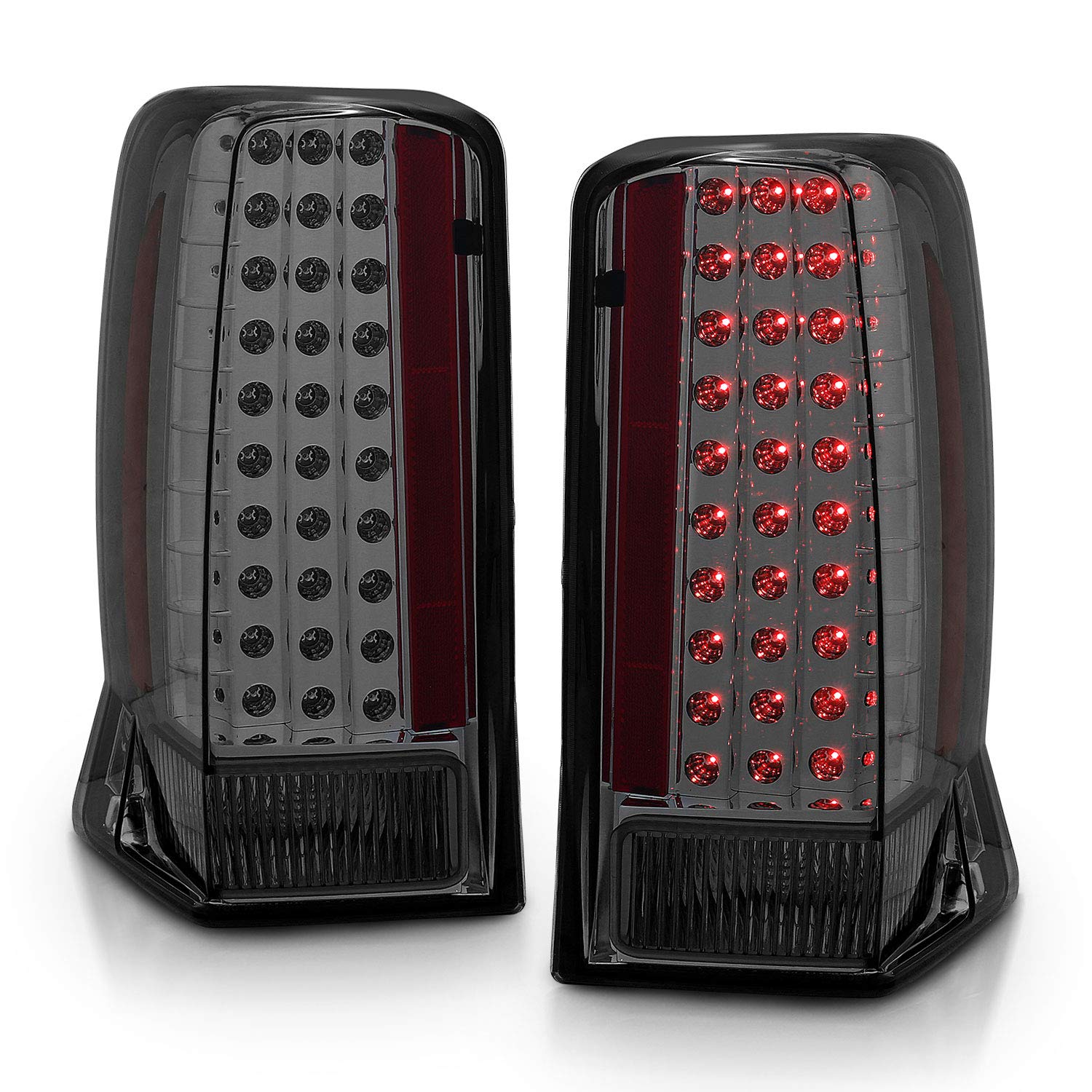 Kit Luces Traseras Ahumadas Escalade 02-06 Luces Traseras Ahumadas Nuevas Para Cadillac Escalade EXT 2002-2006 - Juego Completo Izquierda Y Derecha Luz Trasera Ahumada Escalade EXT