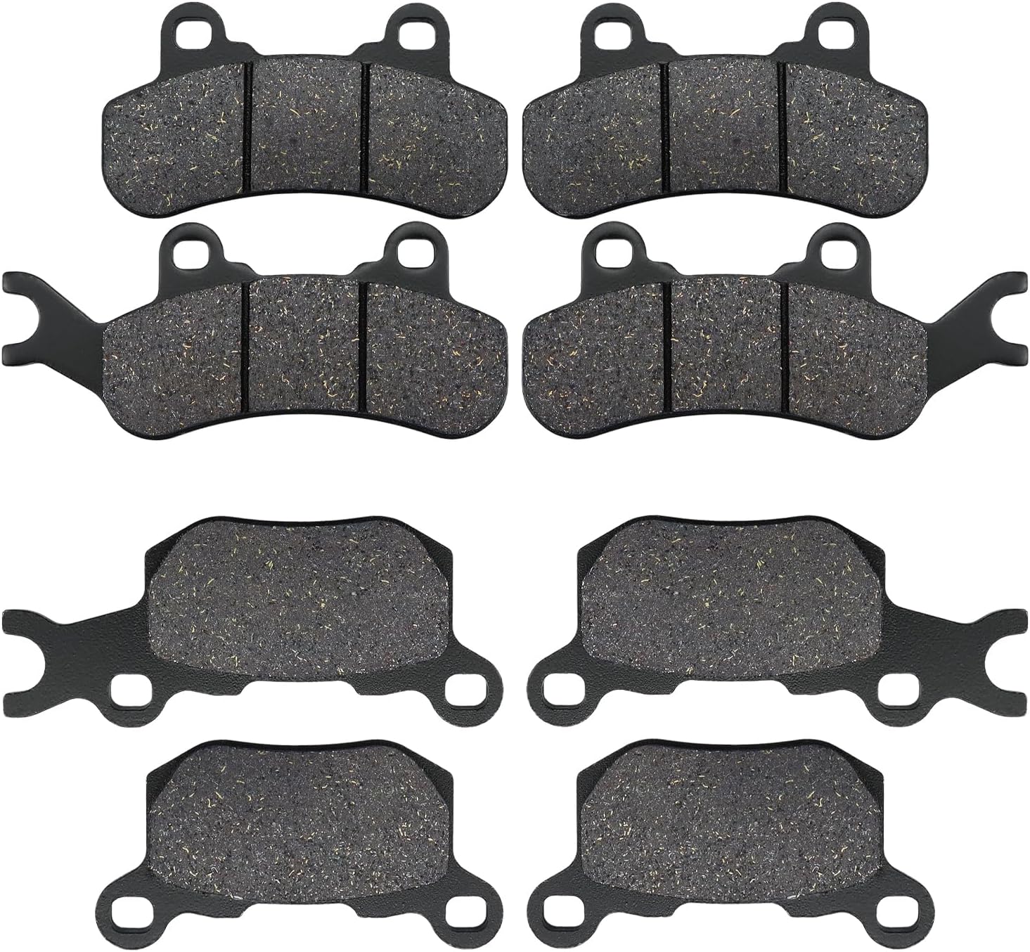Front and Rear Brake Pads for Can-Am Defender HD10 HD9 HD8 HD7 2016 2017 2018 2019 2020 2021 2022