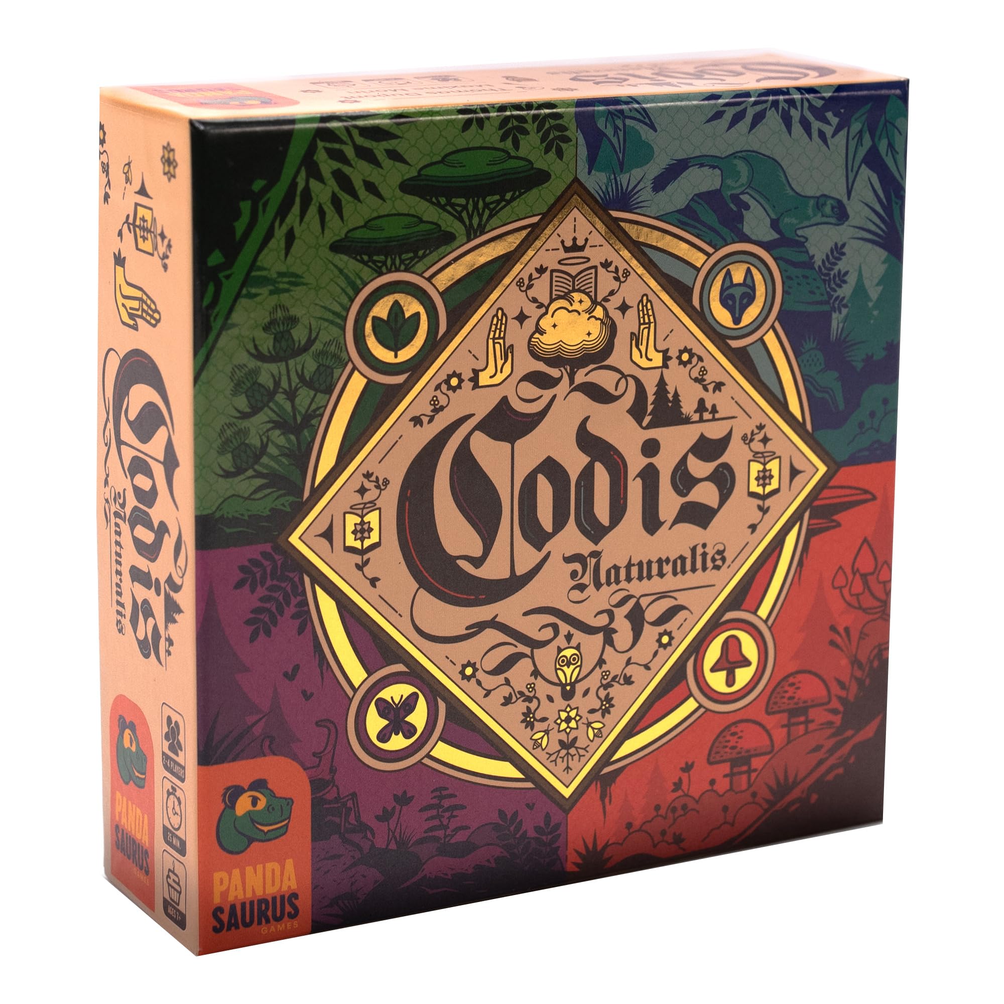 Pandasaurus Games Codis Naturalis Card Game - Nature Themed Card Layering Strategy Game for Kids & Adults, Ages 8+, 1-4 Players, 20-30 Min Playtime, Made