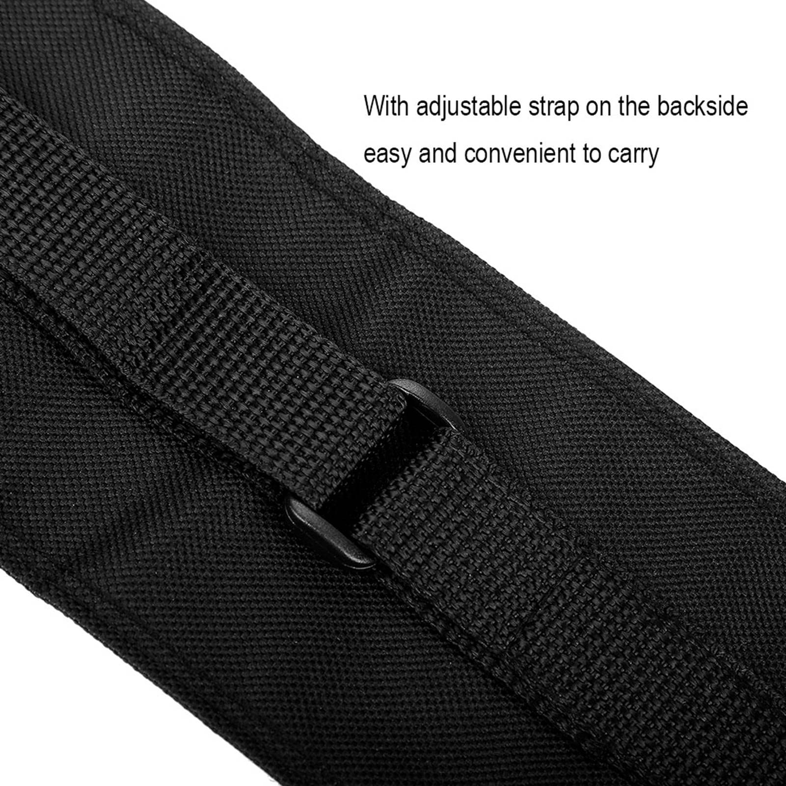 Joyzan Sac de rangement pour queue de billard - Léger et portable - Sangle réglable - En nylon noir - Protection contre la poussière, la saleté et les rayures