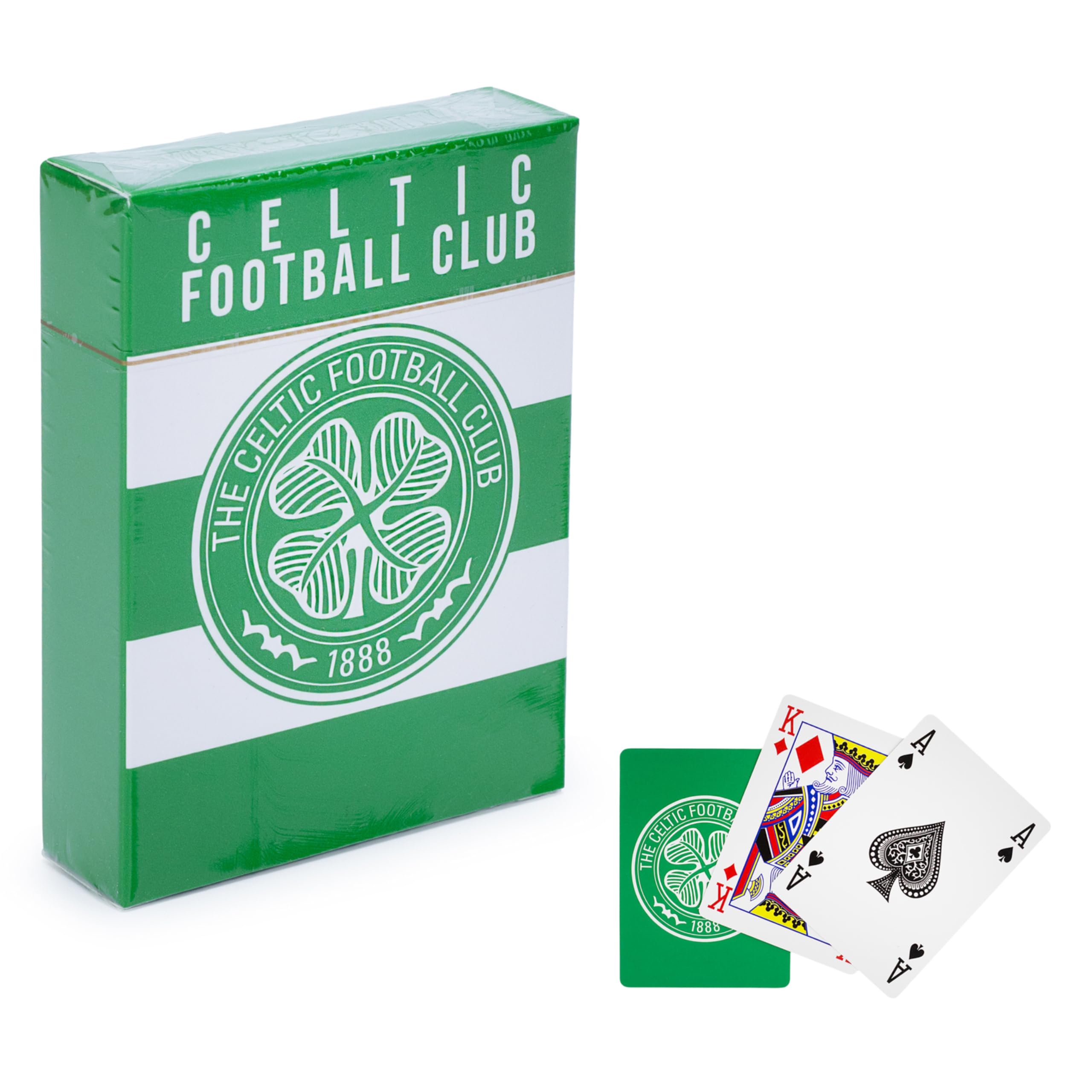 The Gift Scholars Officially Licensed Celtic Playing Cards - Standard 52 Card Deck Card Game for Celts of All Ages of Celtic FC Football SPL Club