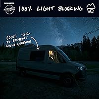 Vista 4 de VanEssential Cubierta Magnética Aislante para Ventana de Oscurecimiento Total Diseñada para Puerta Corredera Mercedes-Benz NCV3 y VS30 con Marco