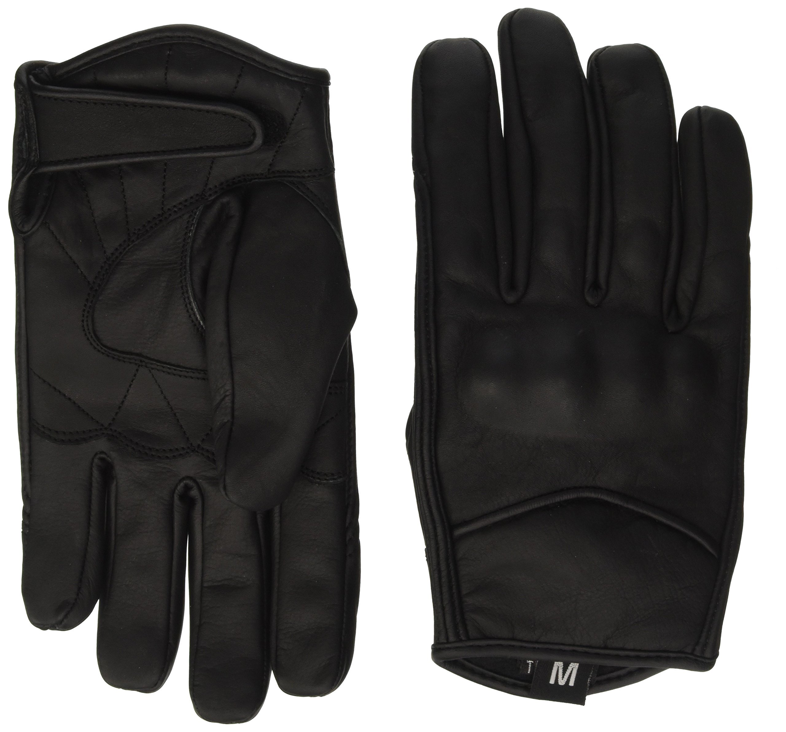 Bikers Gear Australia Guantes de Invierno Cortos de Cuero Suave Estilo Harley Cruiser con Forro térmico Hipora Impermeable