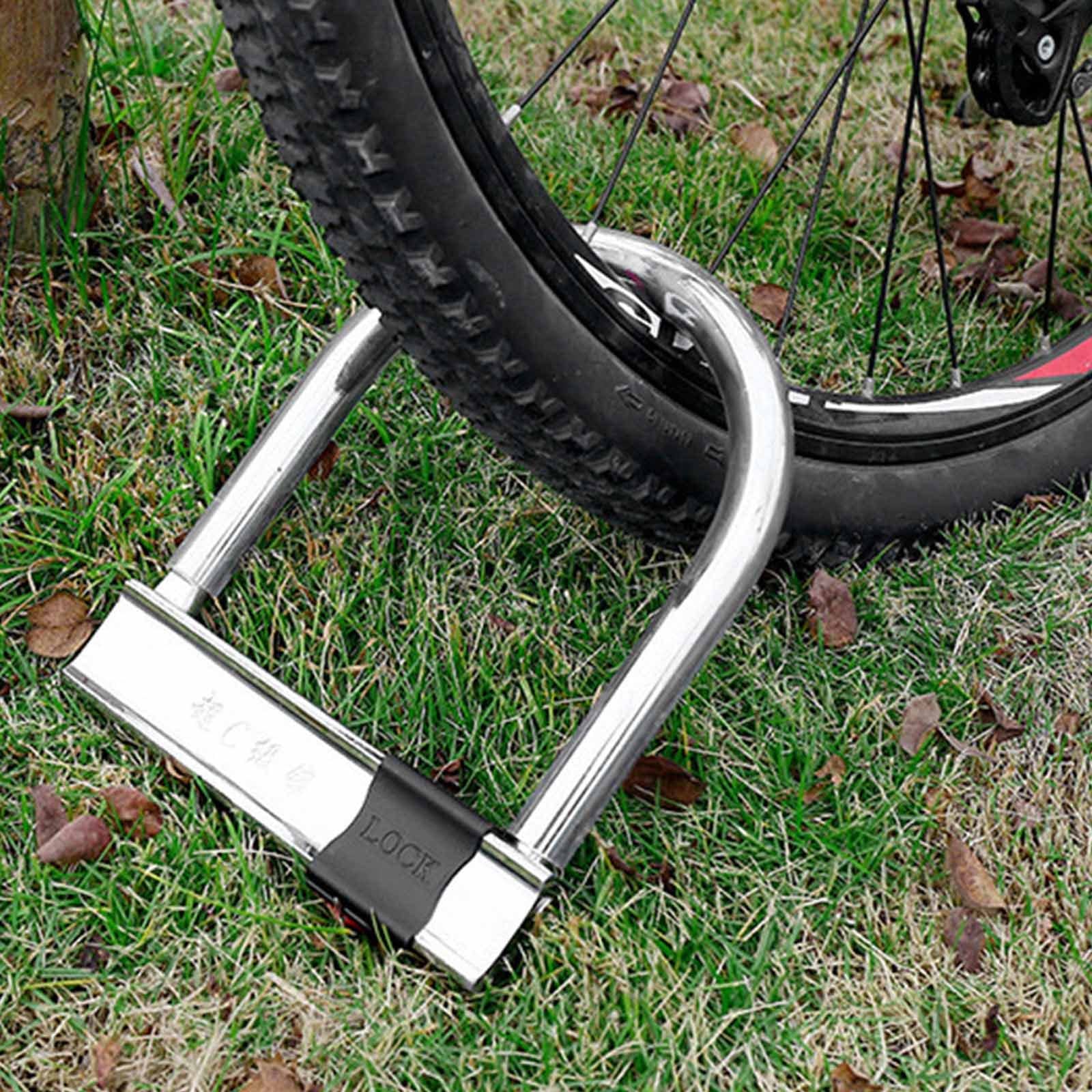 Amazon.co.jp: 自転車 U字ロック 電動自動車 バイクロック 盗難防止 