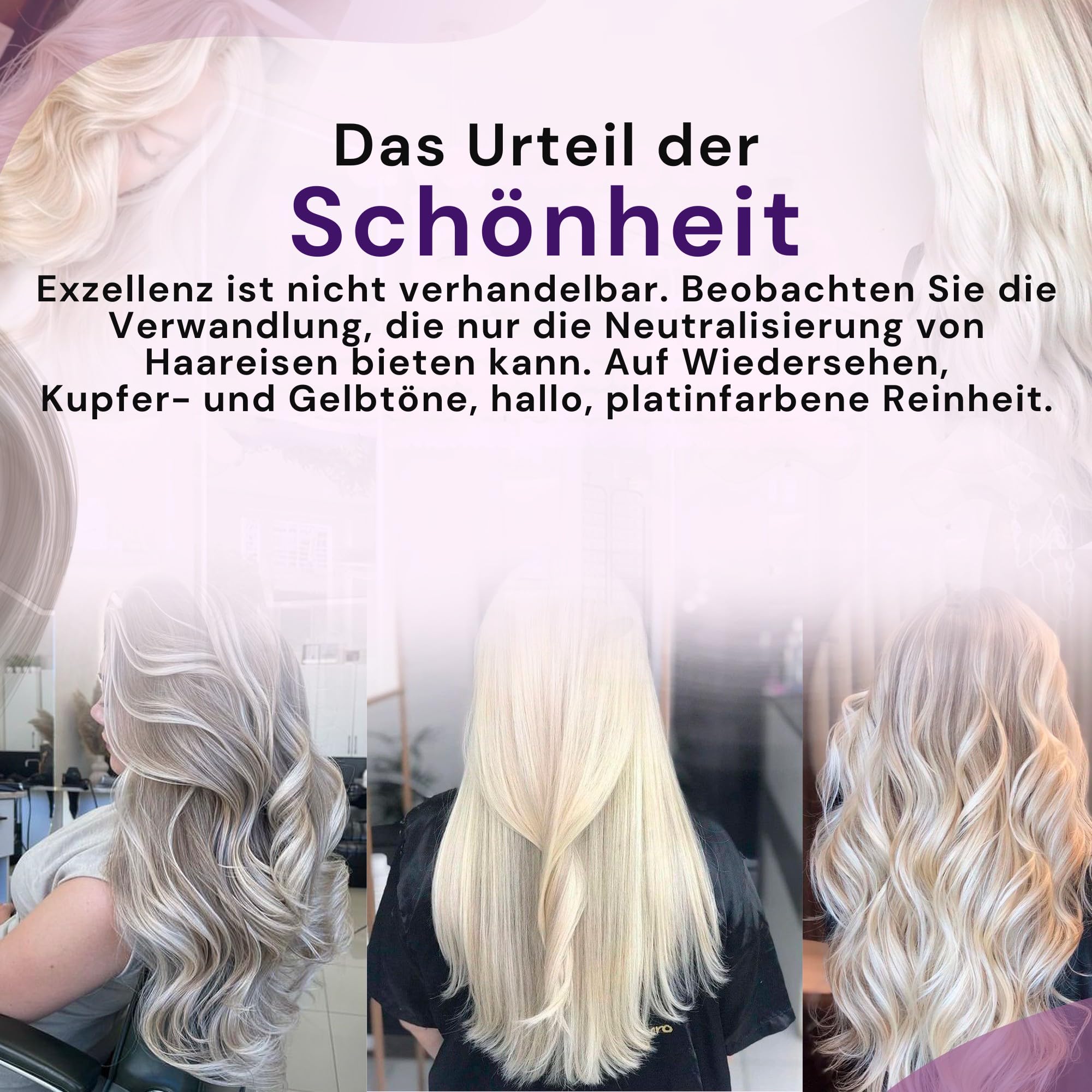 Karseell MACA CARE SYSTEM Set 1 Kollagen-Haarmaske + Violette Haarmaske Gegen Gelbstich Tiefenpflege Feuchtigkeit Reparatur Trockenes Geschädigtes Blondiertes Graues Weißes Haar Ohne Sulfate