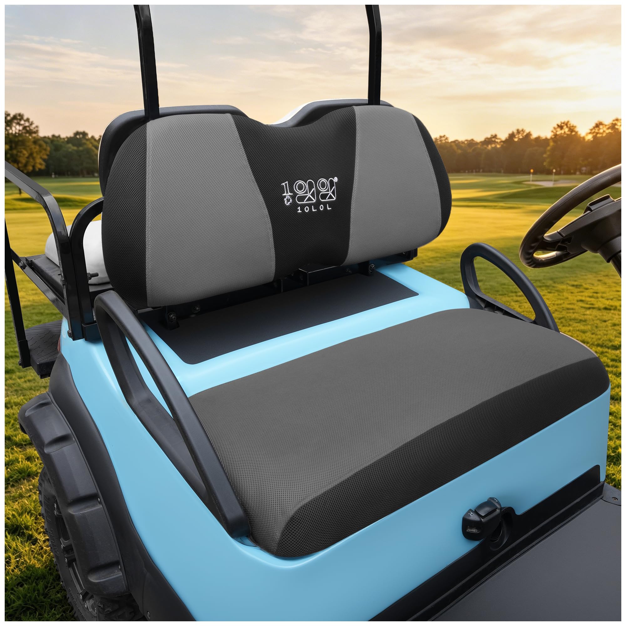 10L0L Universal Golfwagen Sitzbezüge für ältere Golf Car, langlebiges, atmungsaktives Material, passt wie EIN Handschuh für Club Car Precedent und Yamaha