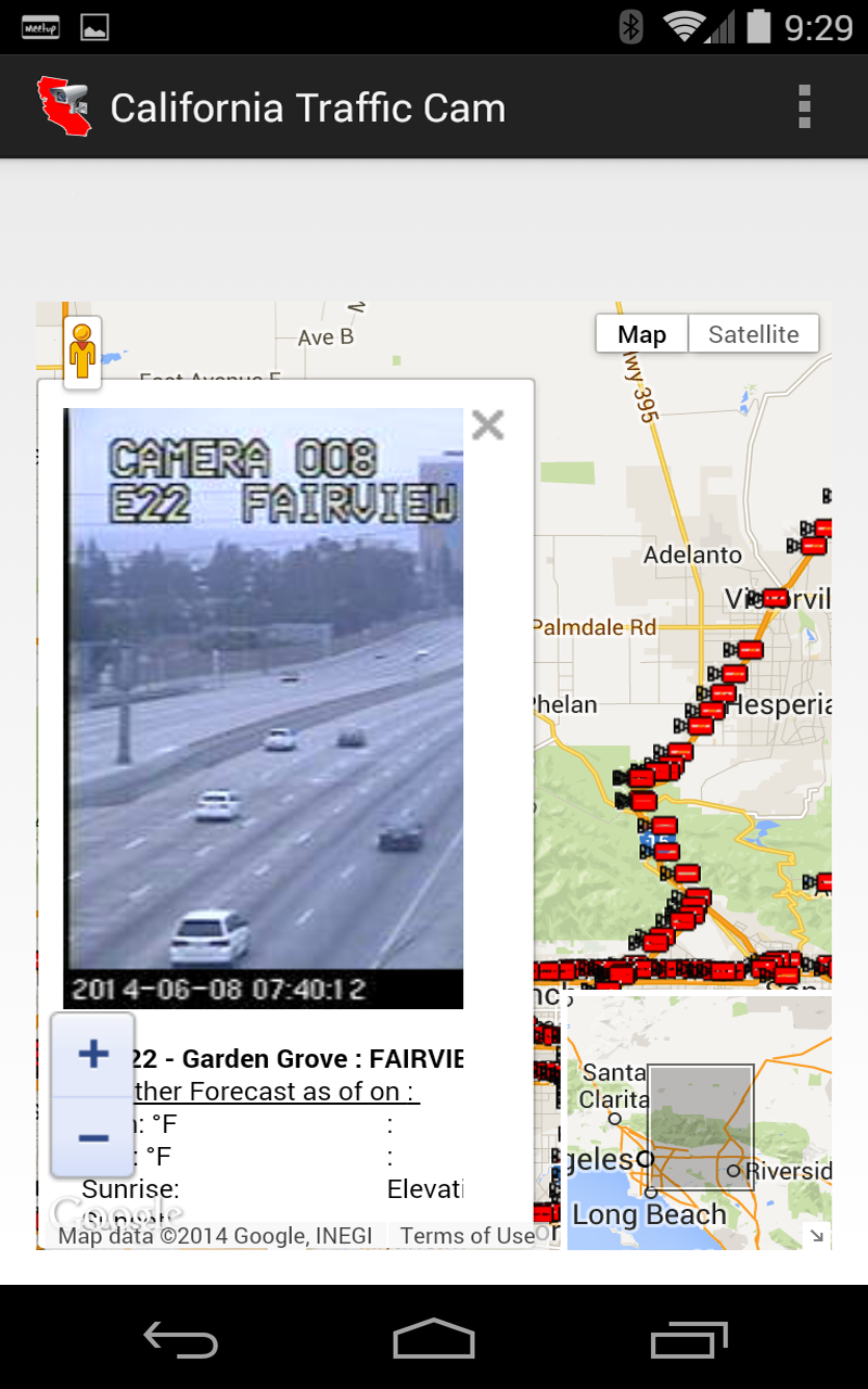 California Traffic Cameras - App on Amazon Appstore