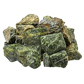 Amazing Gemstone Flower Stone Raw Crystals and Healing Stones, Natural Rocks For Tumbling - DIY Raw Stones And Crystals (1 Piece)