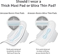 Vista 5 de Yaxa Basics Thick Maxi Pads with Flexi-Wings for Periods, Extra Long Length, Super Absorbency, Unscented, Size 3, 104 Count (4 Packs of 26)