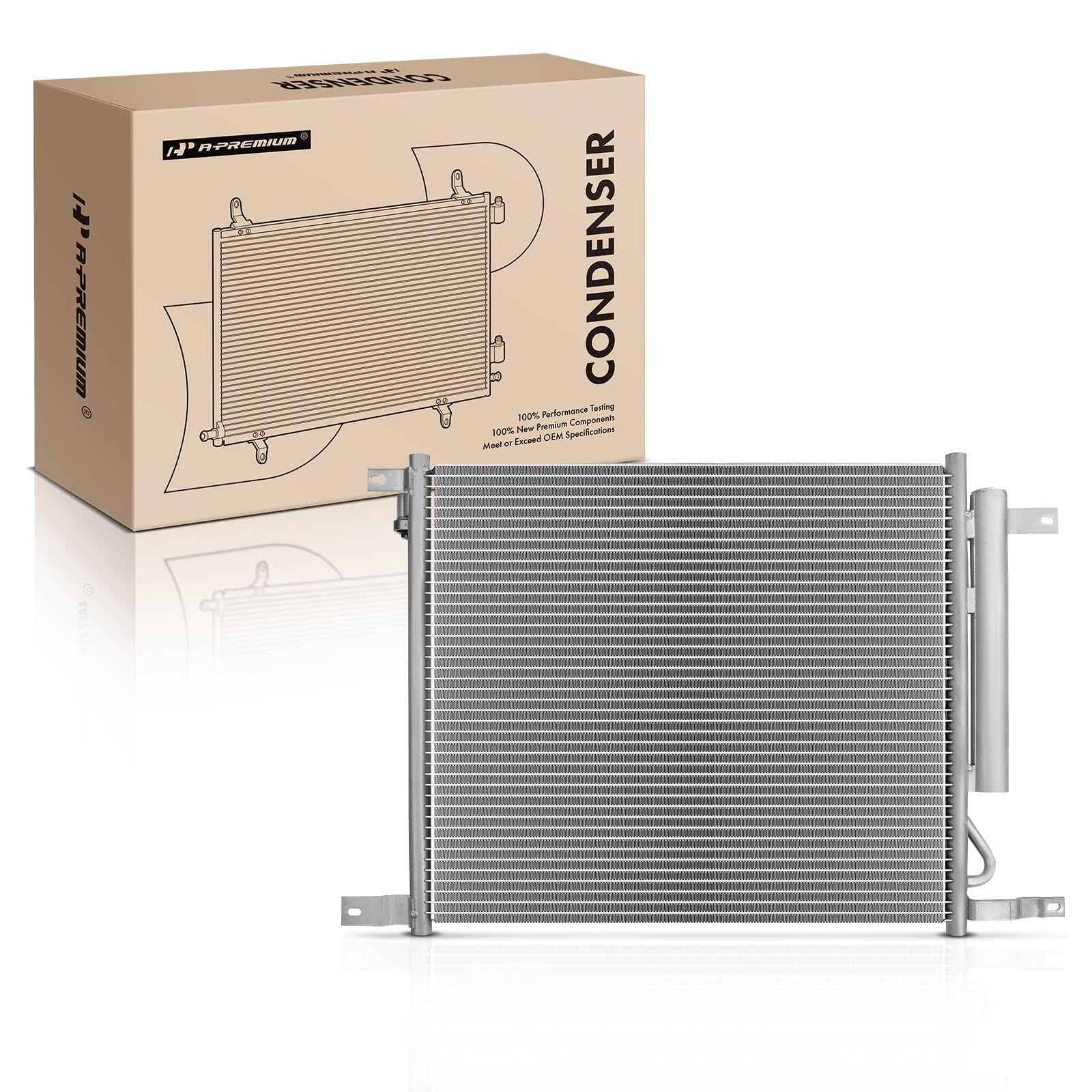 Photo 1 of A-Premium A/C Condenser Compatible with 2009-2011 Chevrolet Aveo Aveo5, 2009-2010 Pontiac G3